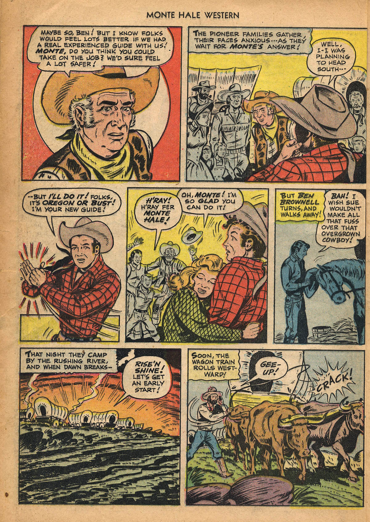 Read online Monte Hale Western comic -  Issue #44 - 9