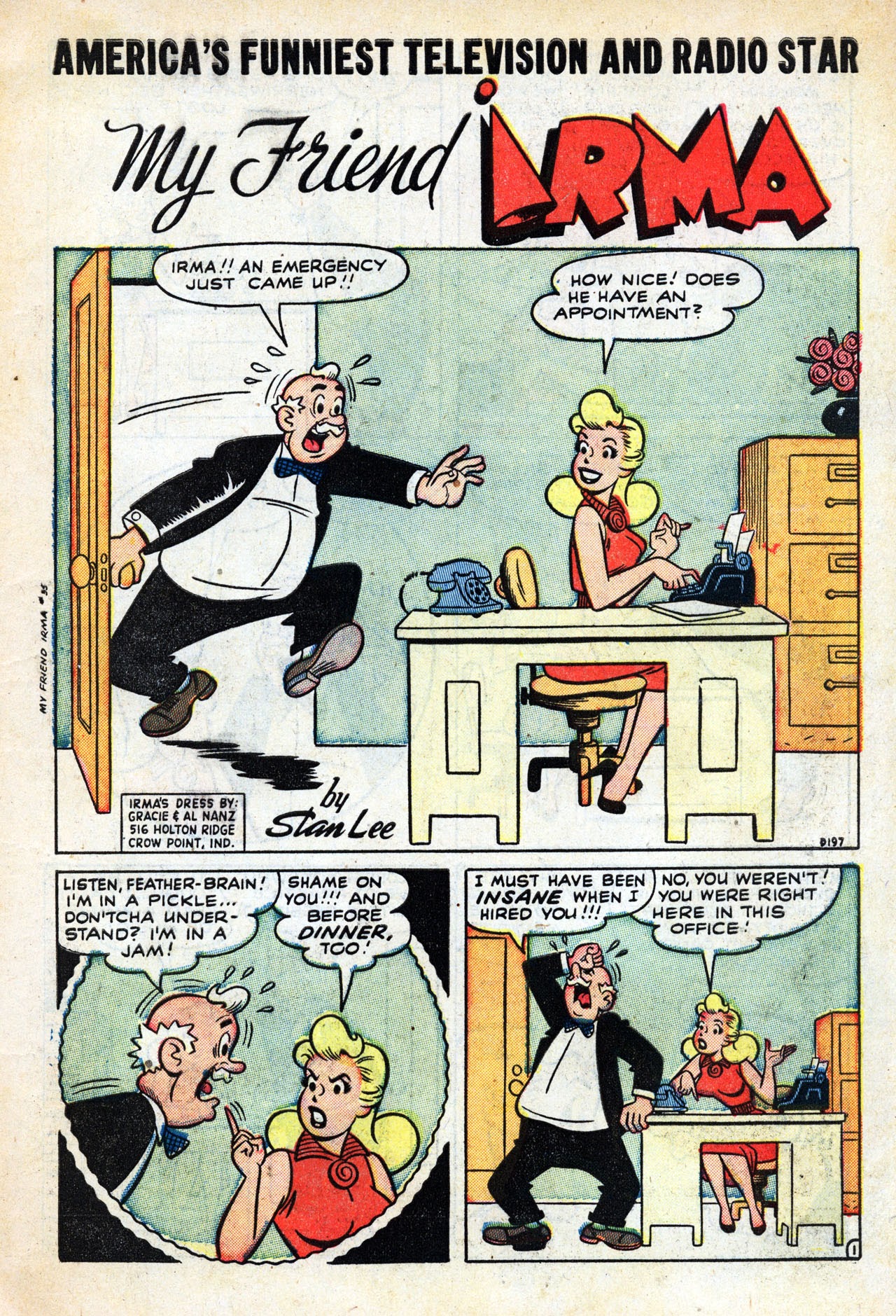 Read online My Friend Irma comic -  Issue #35 - 3