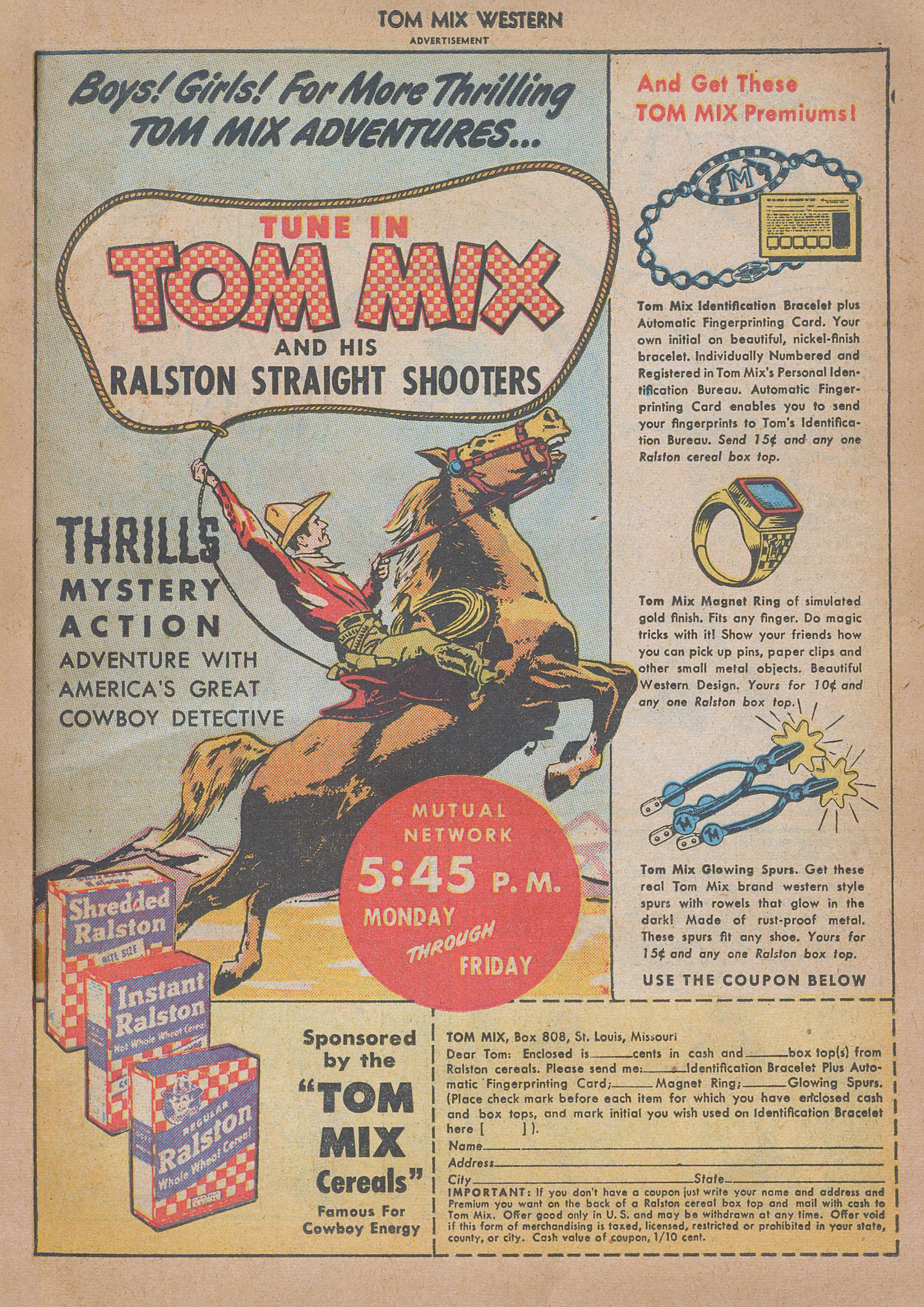 Read online Tom Mix Western (1948) comic -  Issue #13 - 39