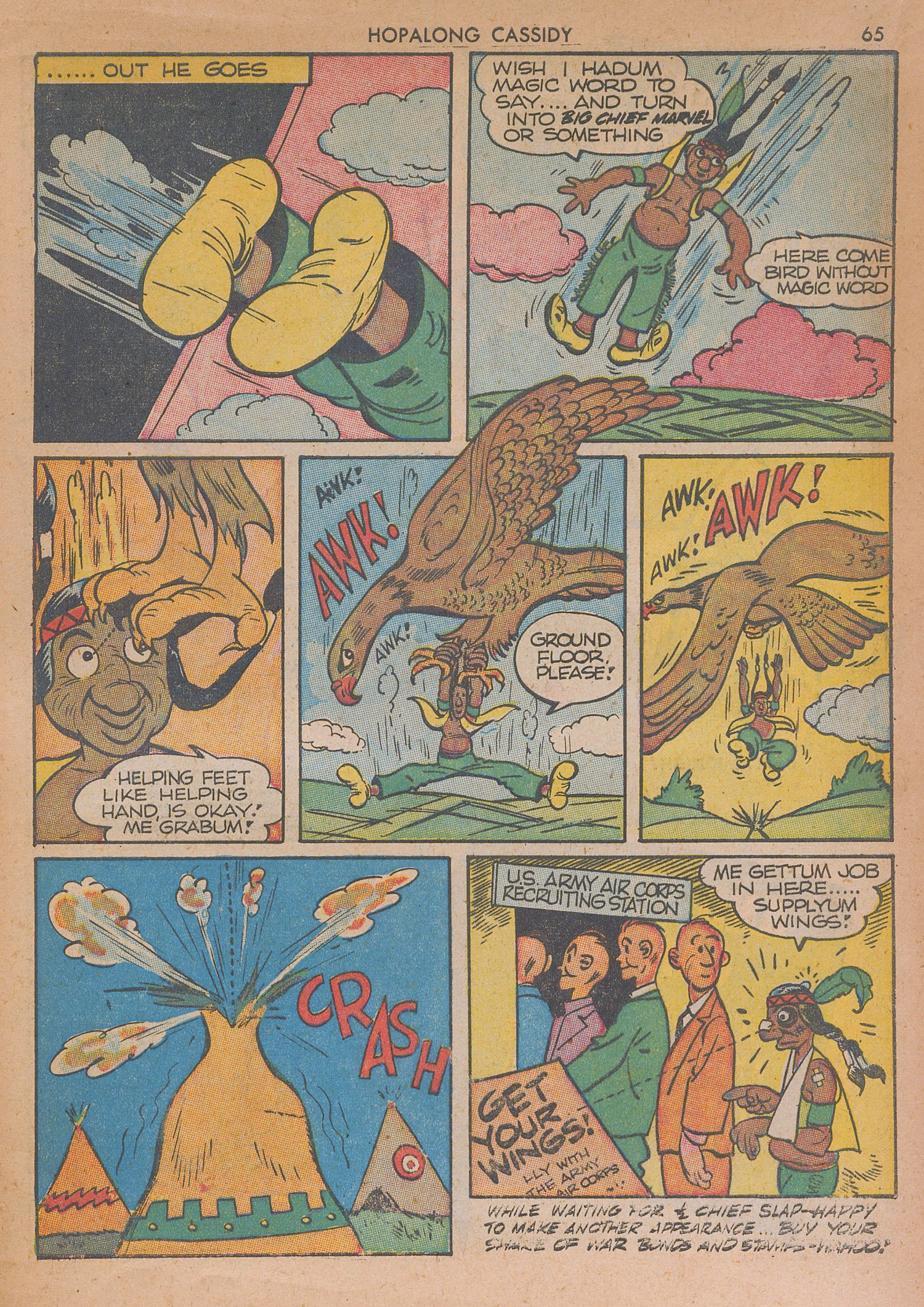 Read online Hopalong Cassidy comic -  Issue #1 - 64
