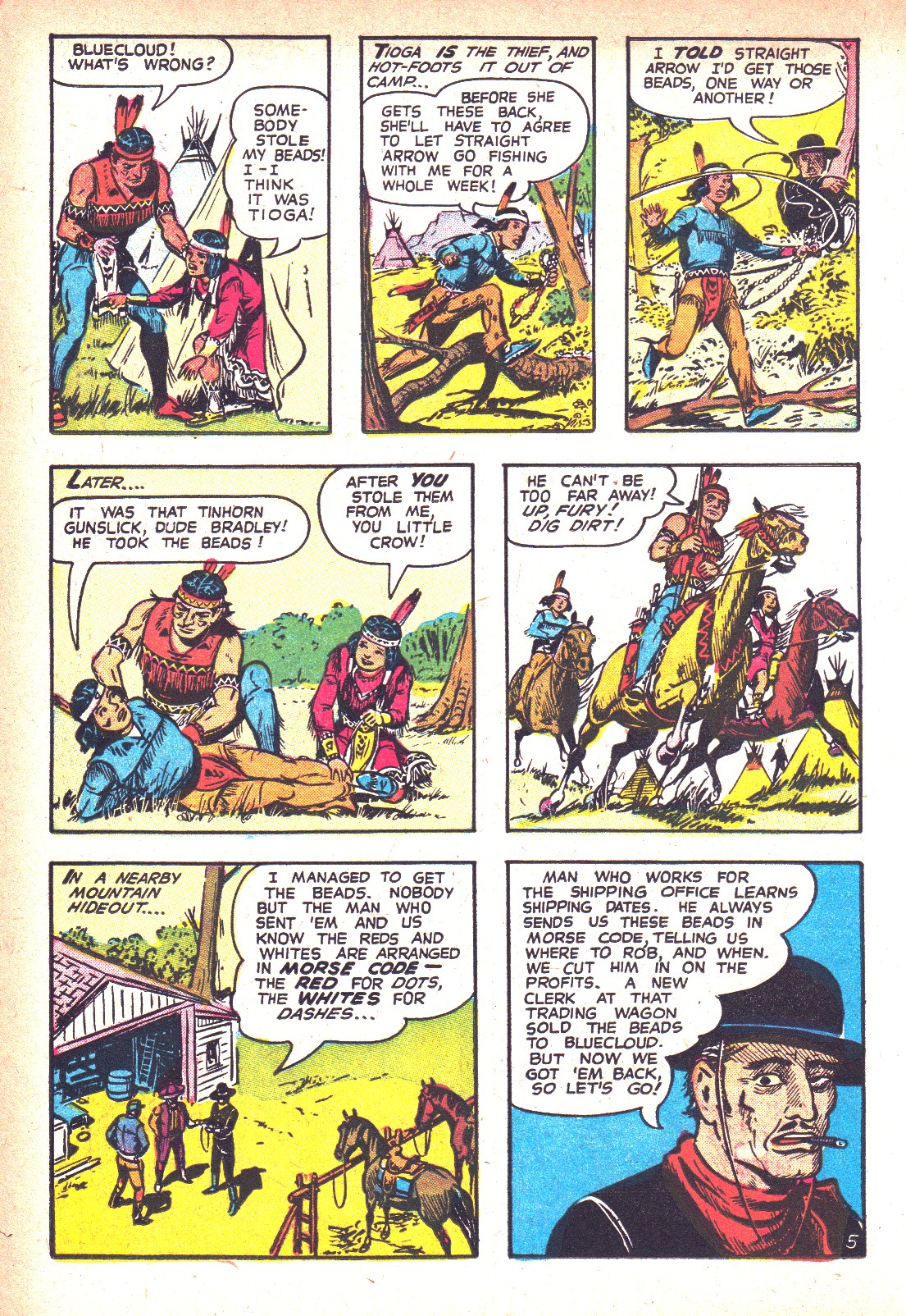 Read online Straight Arrow comic -  Issue #47 - 14