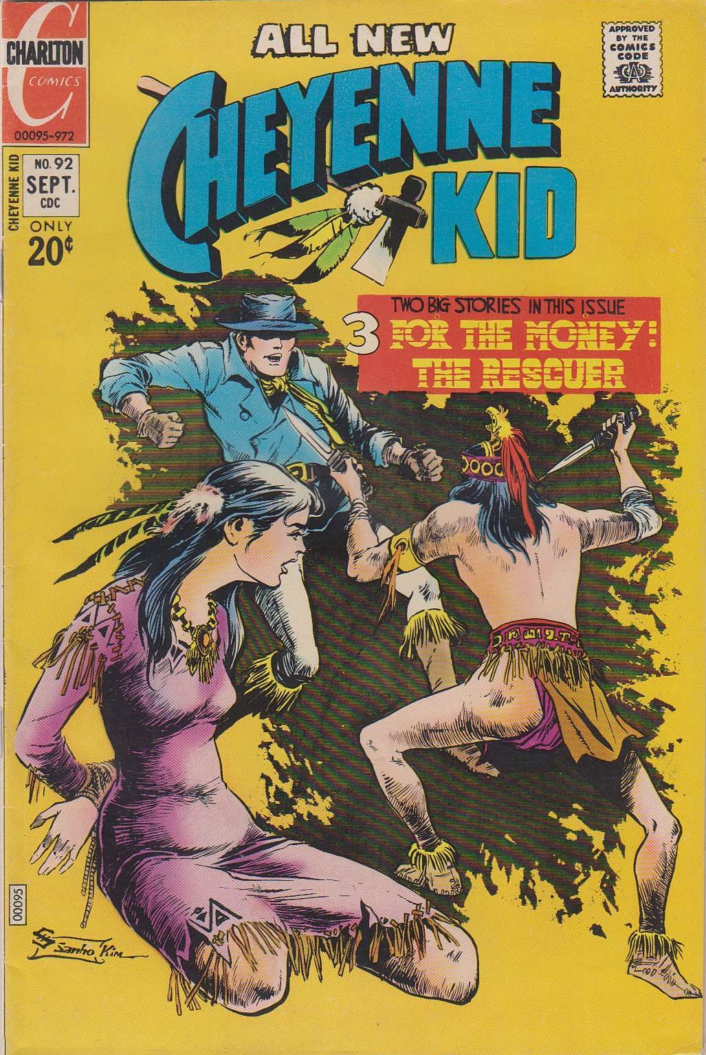 Read online Cheyenne Kid comic -  Issue #92 - 1