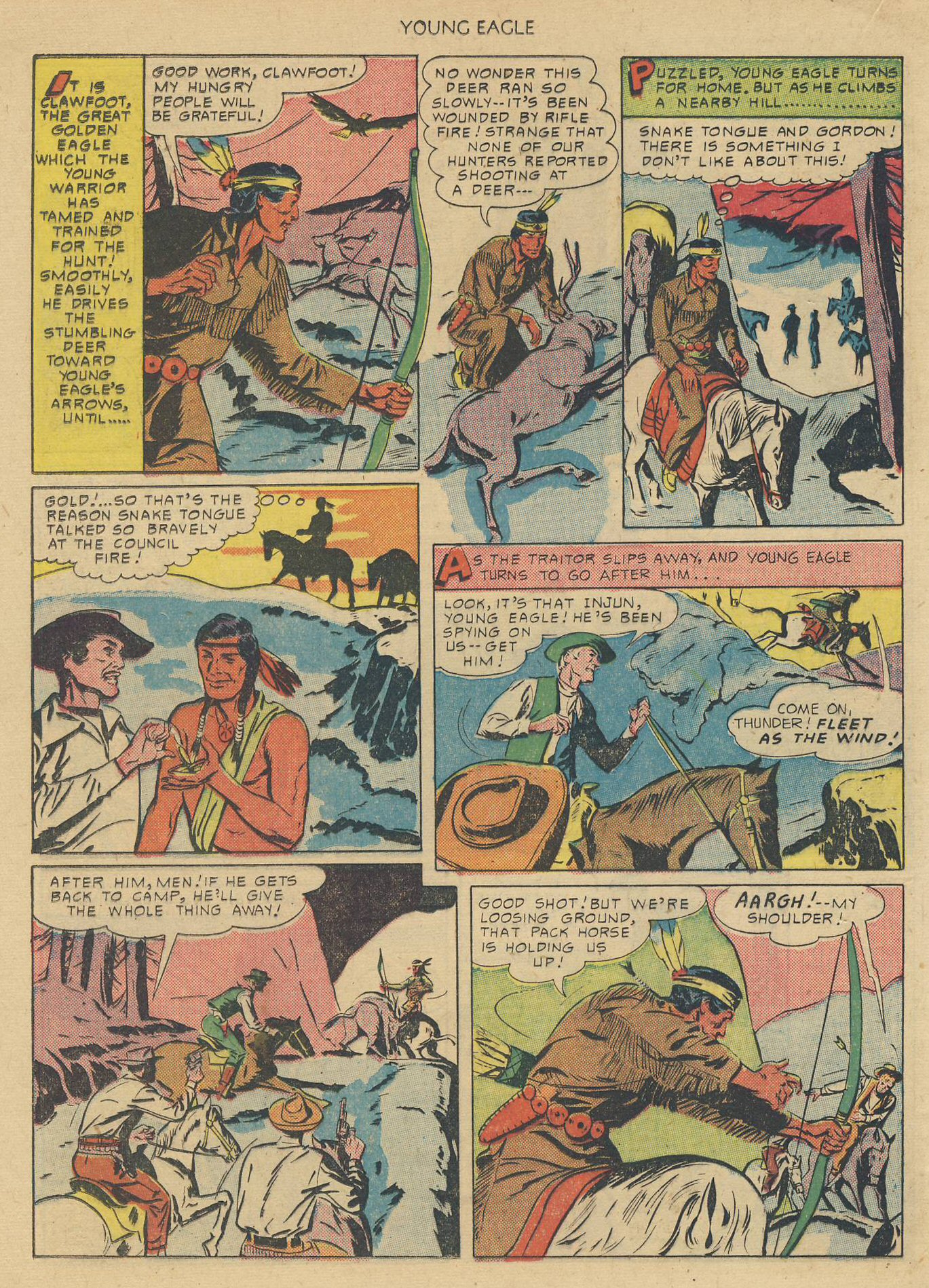 Read online Young Eagle comic -  Issue #1 - 20
