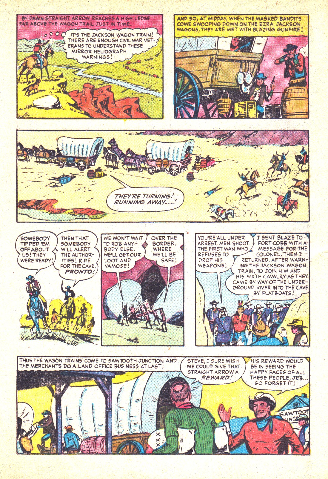 Read online Straight Arrow comic -  Issue #53 - 16