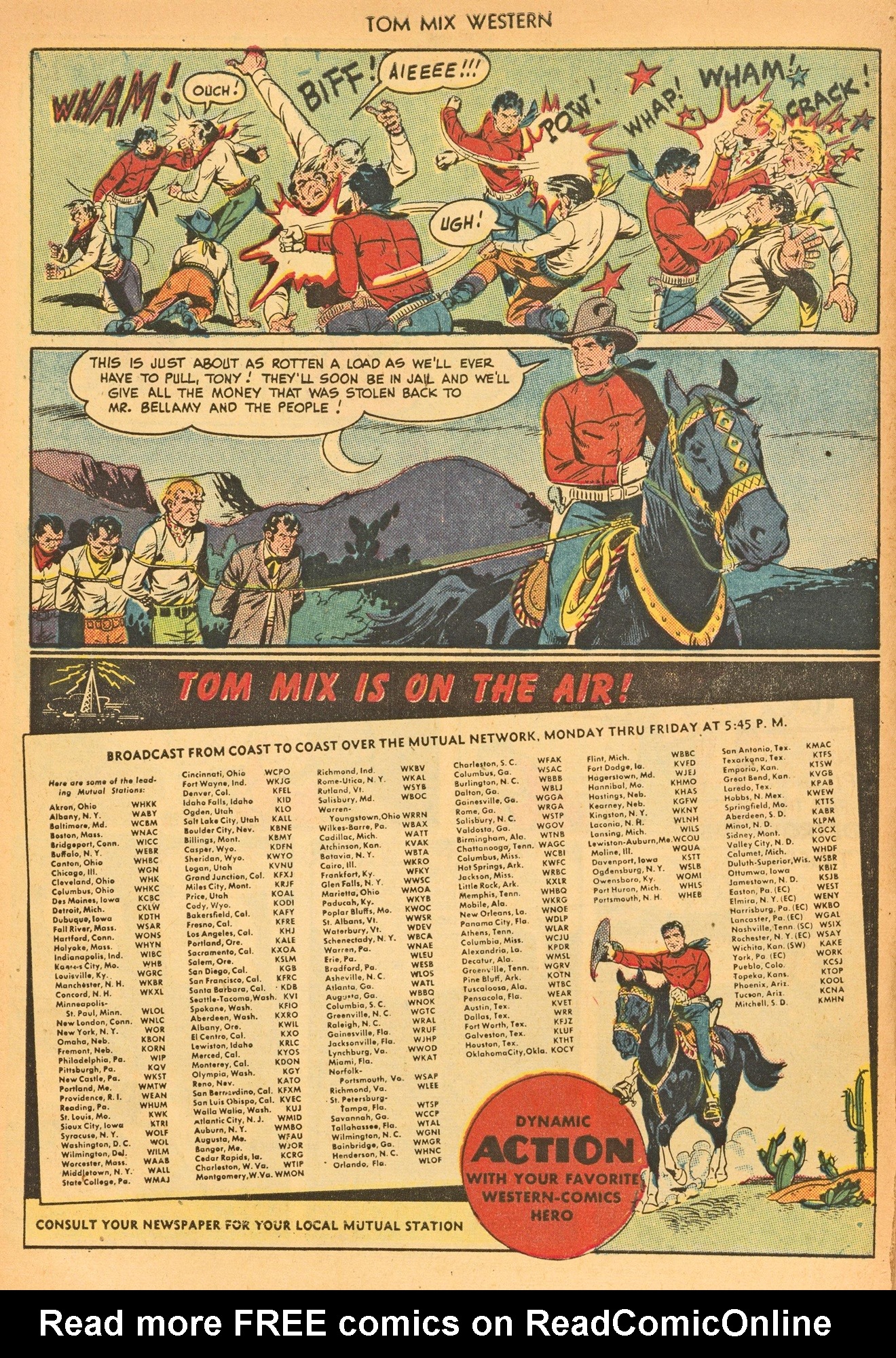 Read online Tom Mix Western (1948) comic -  Issue #22 - 10