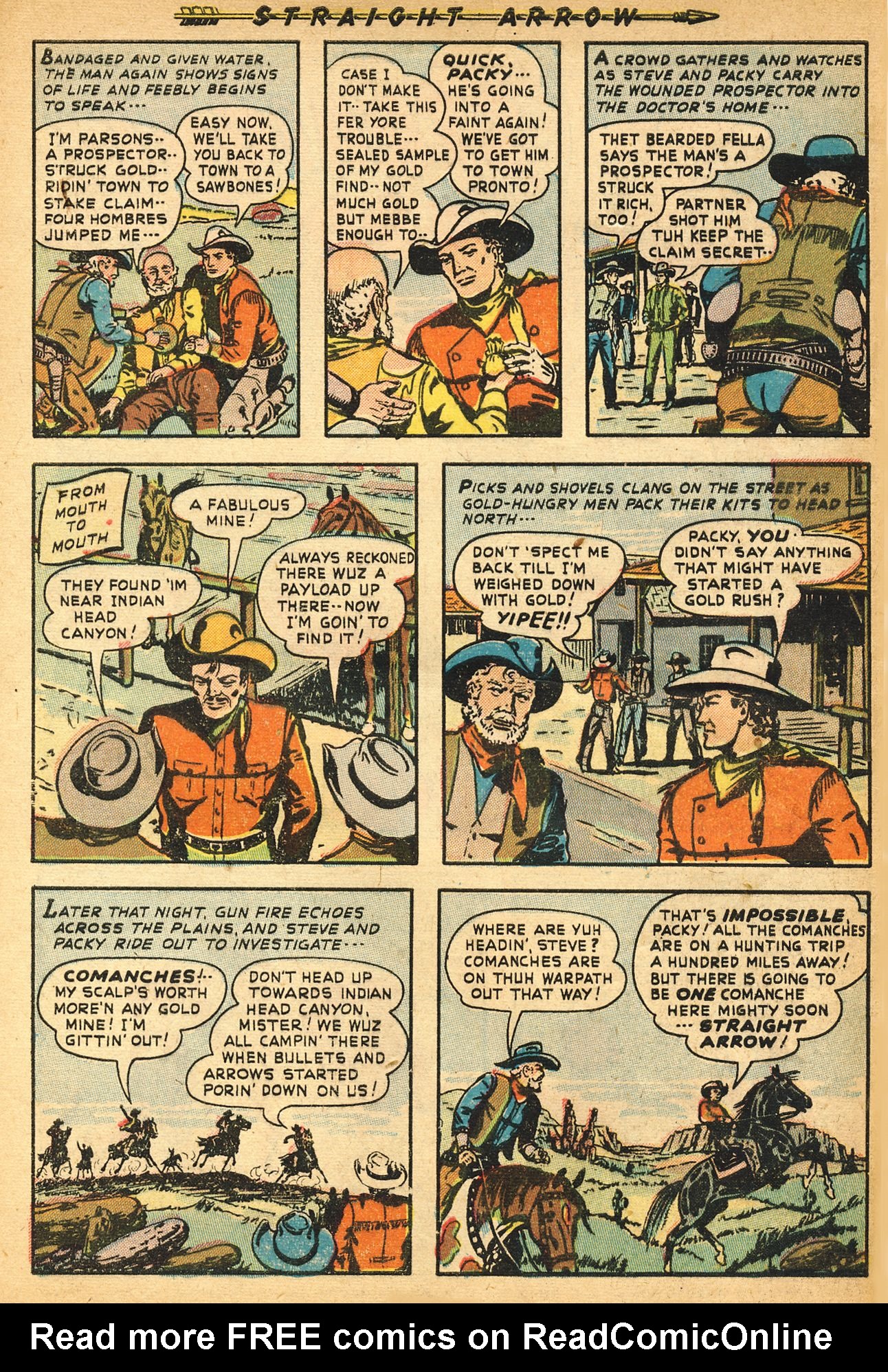 Read online Straight Arrow comic -  Issue #9 - 4