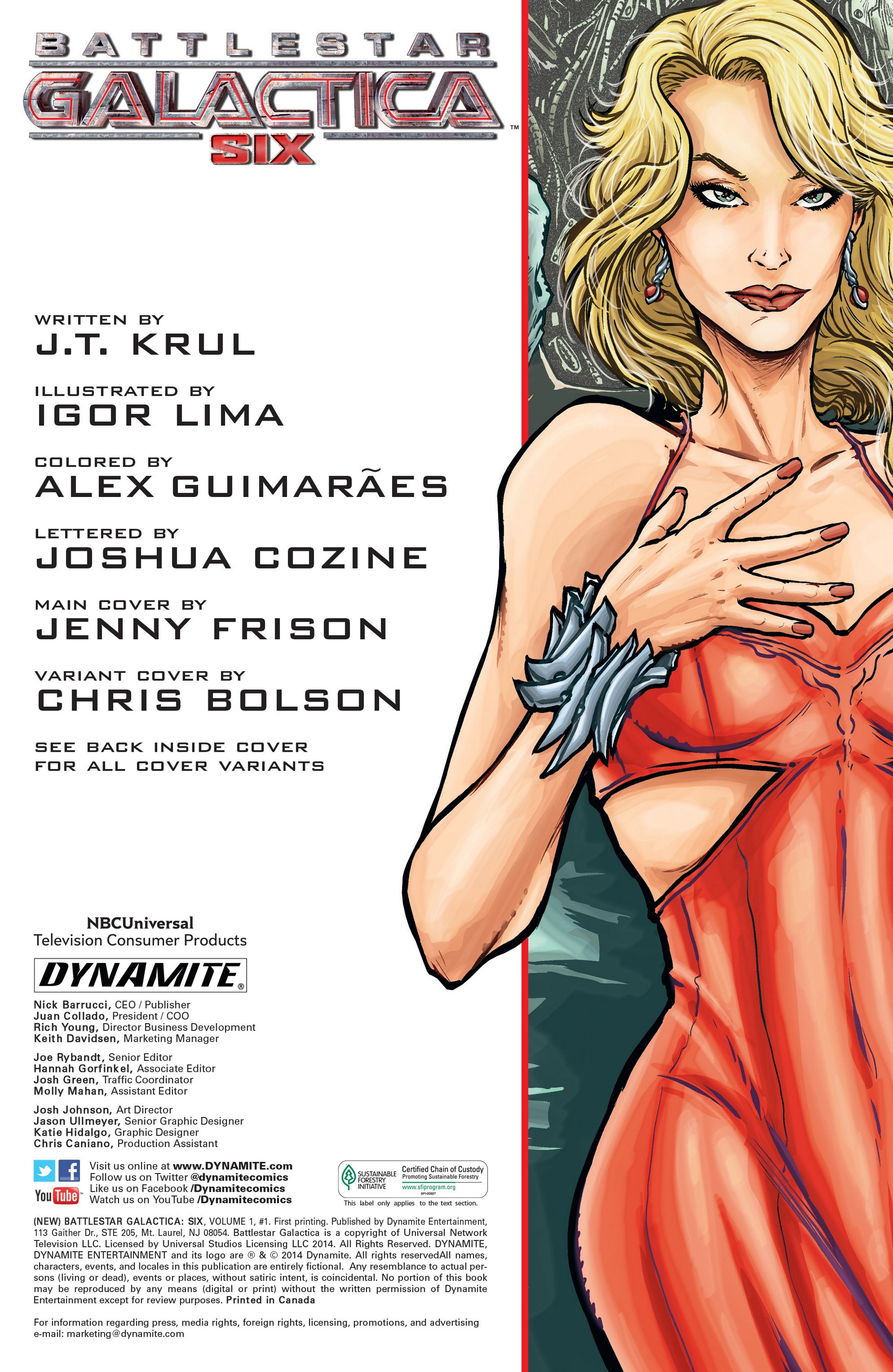 Read online (New) Battlestar Galactica: Six comic -  Issue #1 - 3