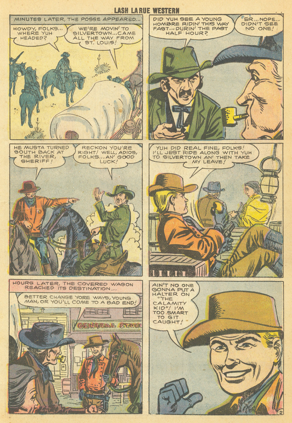 Read online Lash Larue Western (1949) comic -  Issue #68 - 20