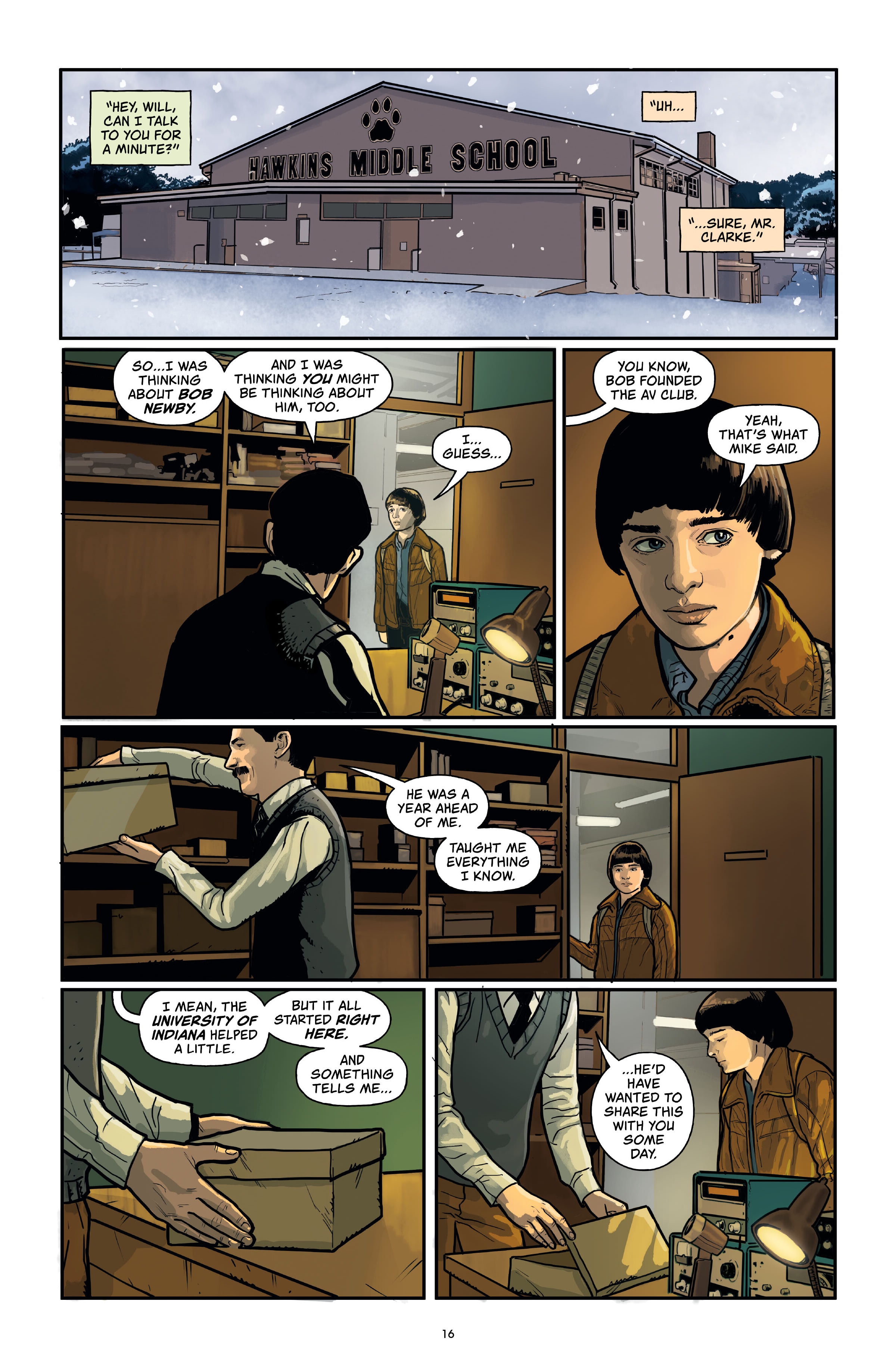 Read online Stranger Things Library Edition comic -  Issue # TPB 3 (Part 1) - 16