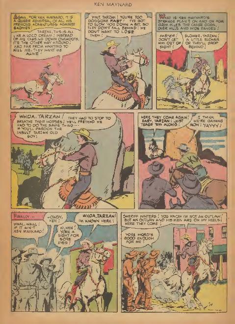 Read online Ken Maynard Western comic -  Issue #4 - 14