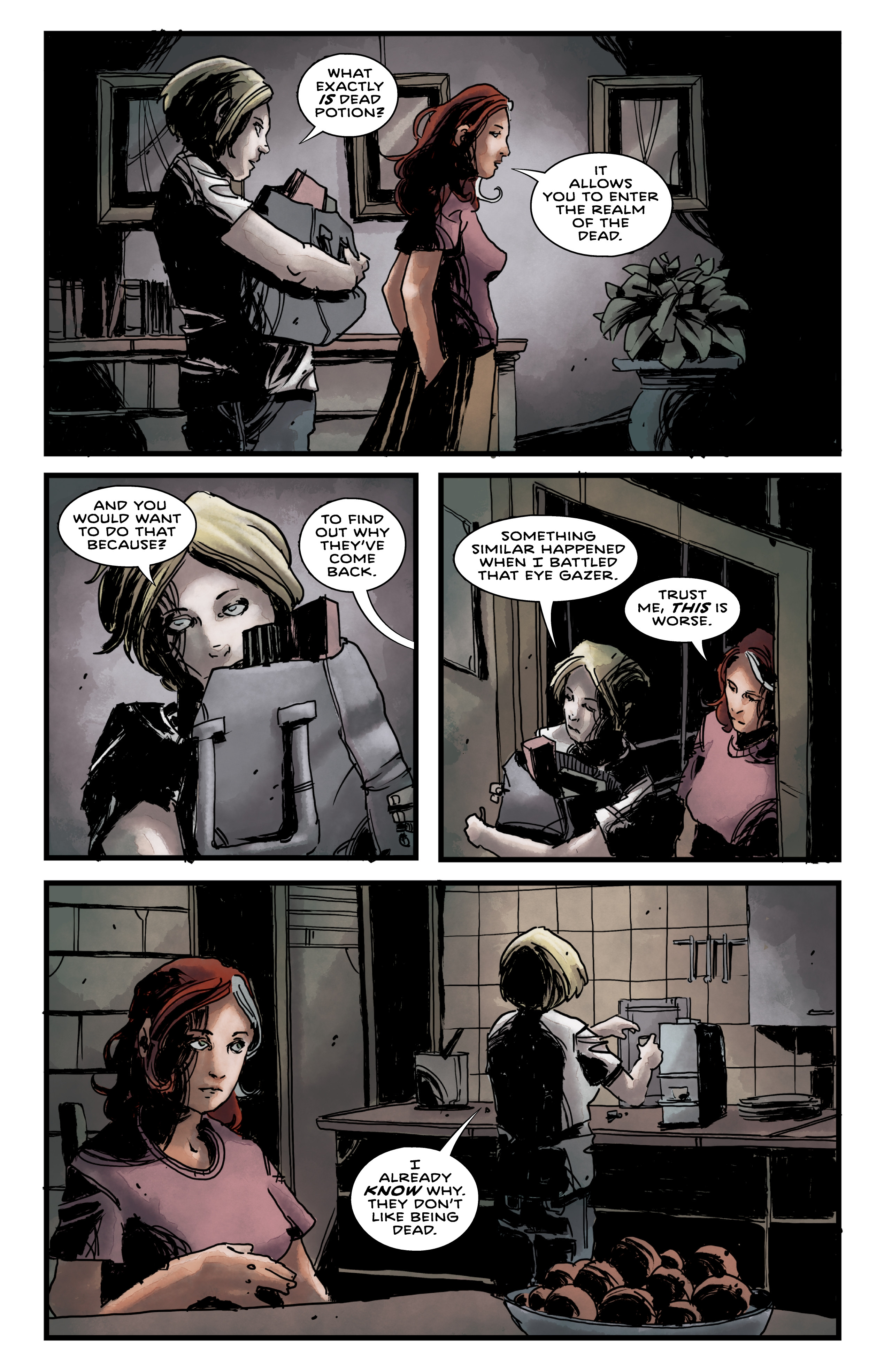 Read online The Case of the Bleeding Wall comic -  Issue #3 - 5