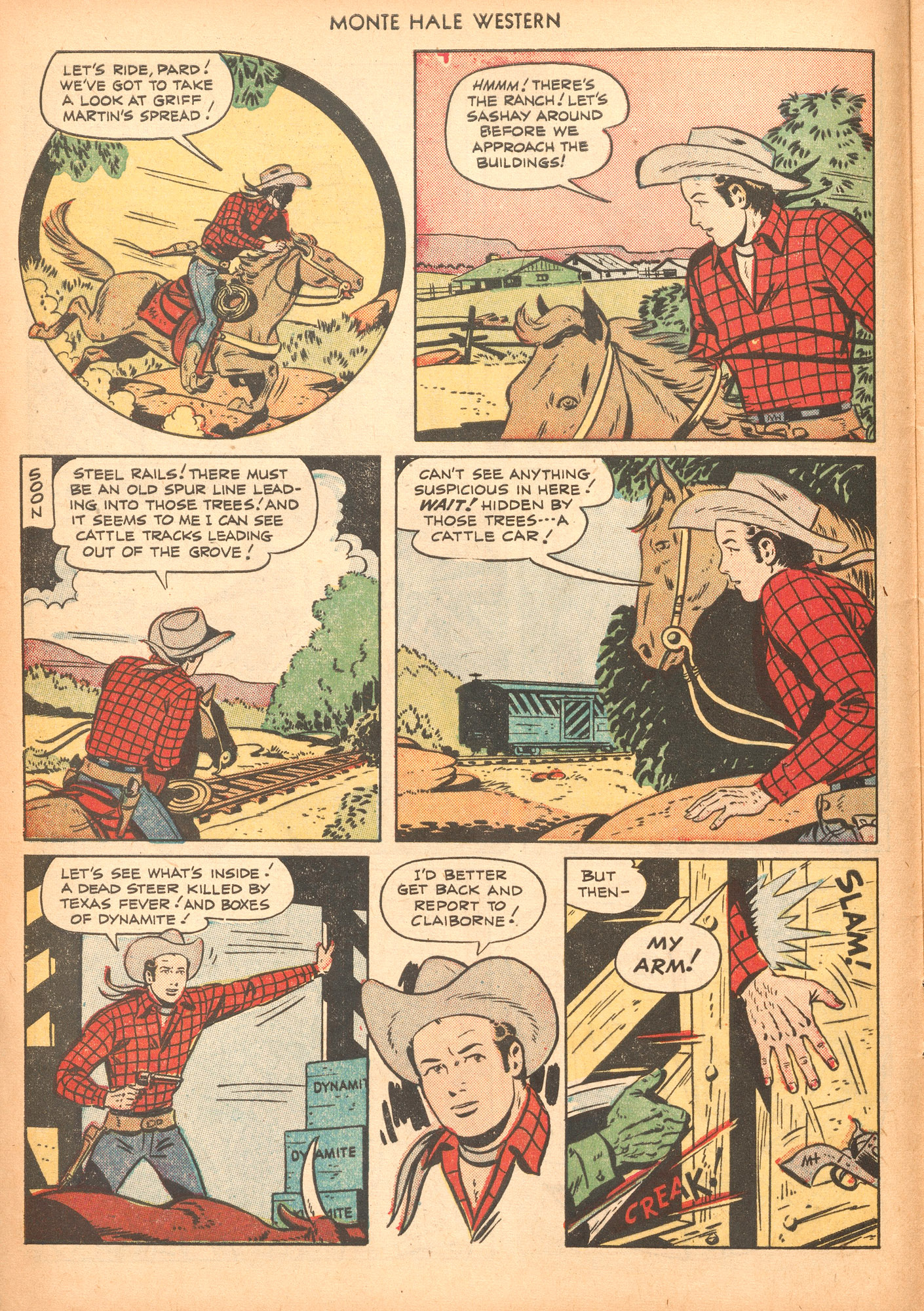 Read online Monte Hale Western comic -  Issue #64 - 8