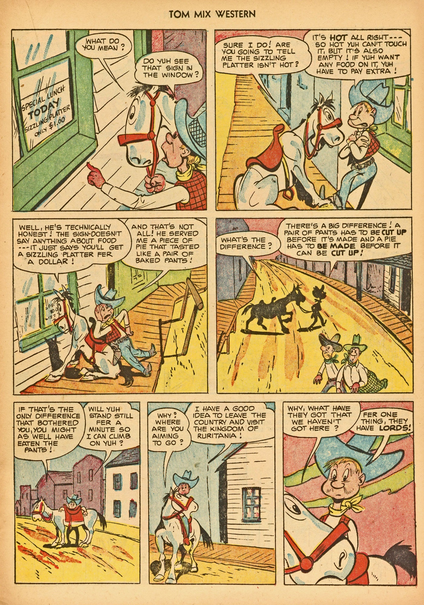 Read online Tom Mix Western (1948) comic -  Issue #59 - 15
