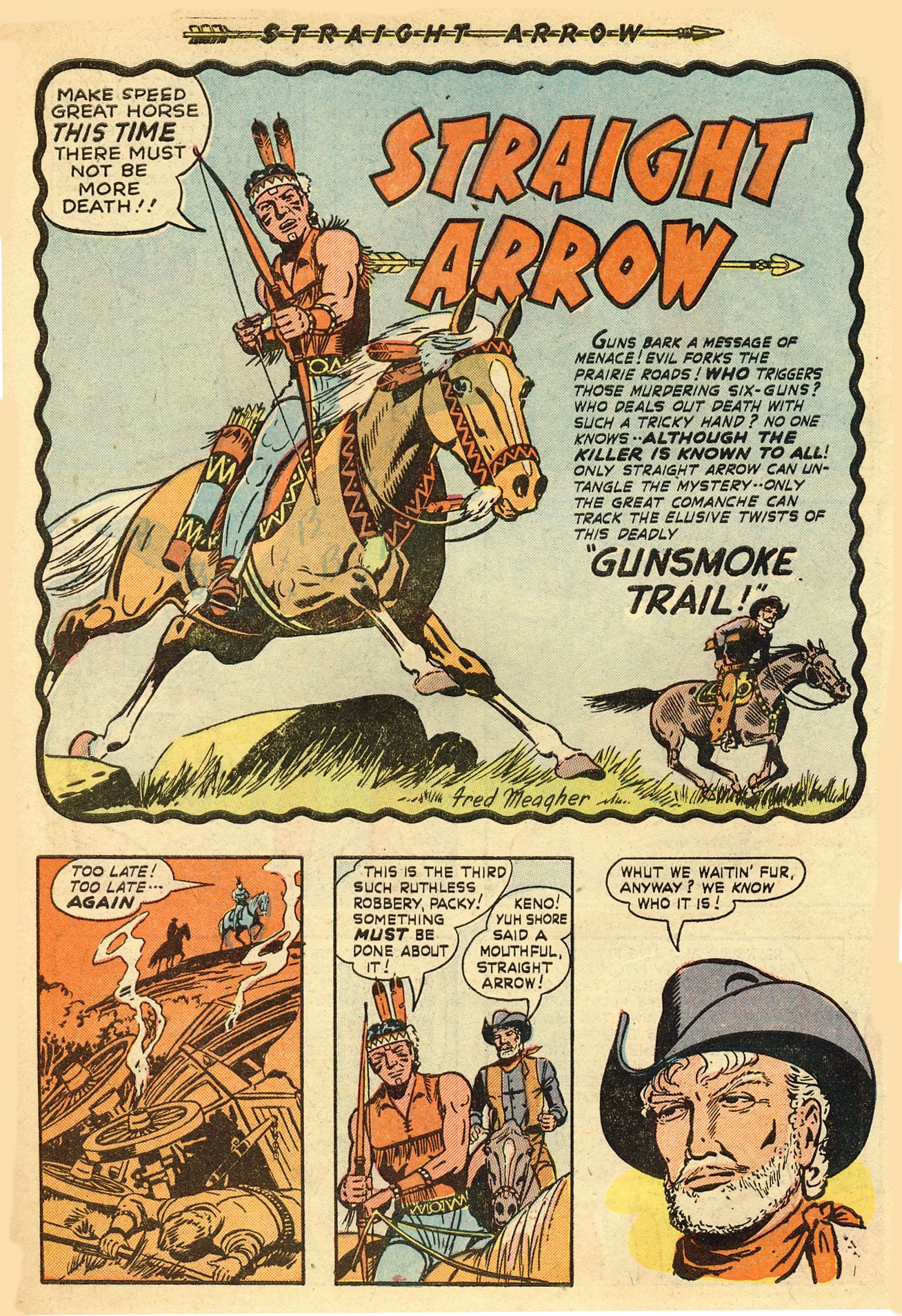 Read online Straight Arrow comic -  Issue #15 - 10