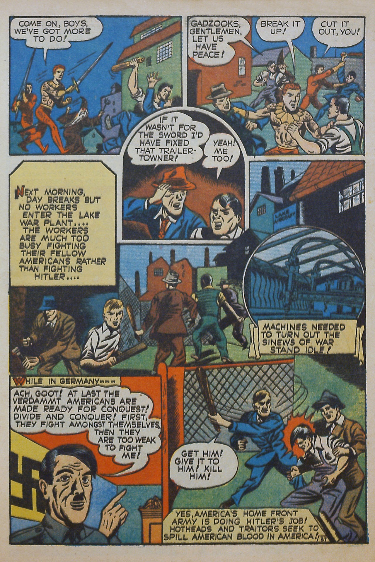Read online Super-Mystery Comics comic -  Issue #19 - 38