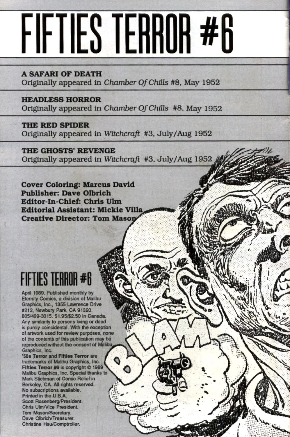 Read online Fifties Terror comic -  Issue #6 - 2