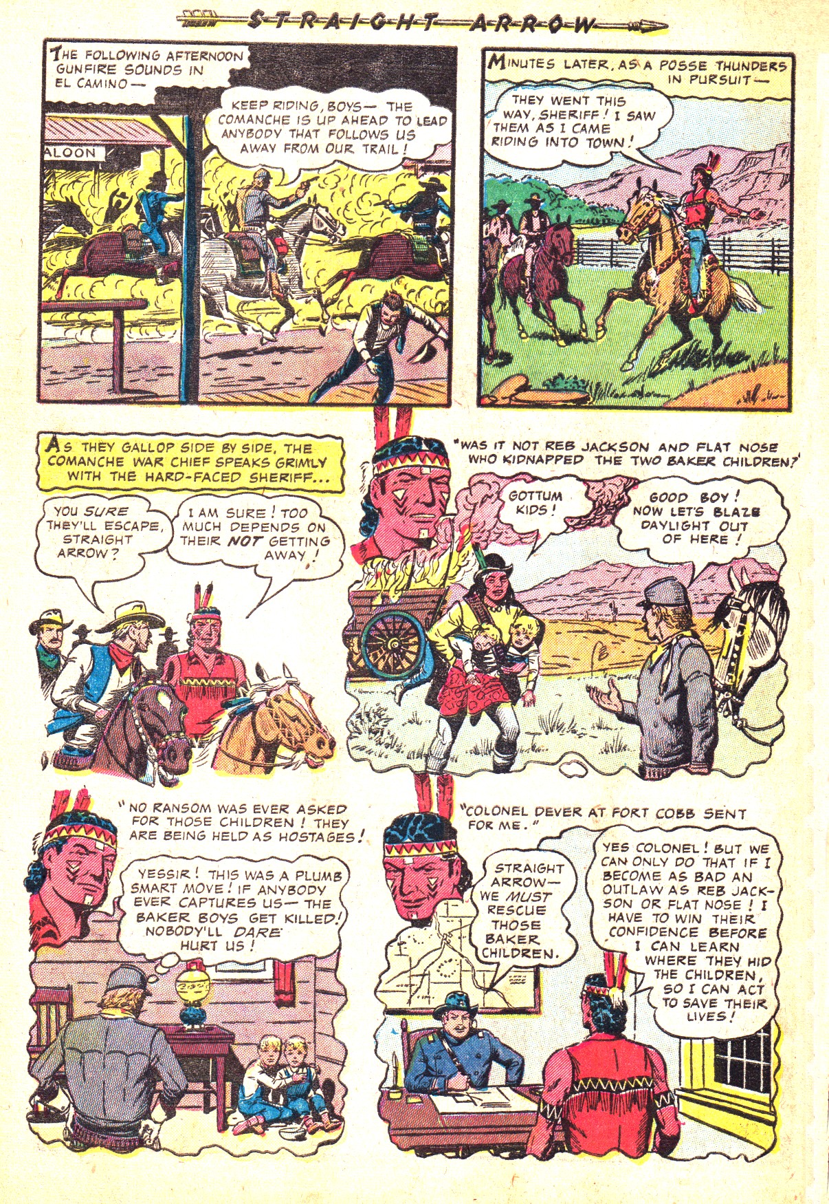 Read online Straight Arrow comic -  Issue #33 - 30