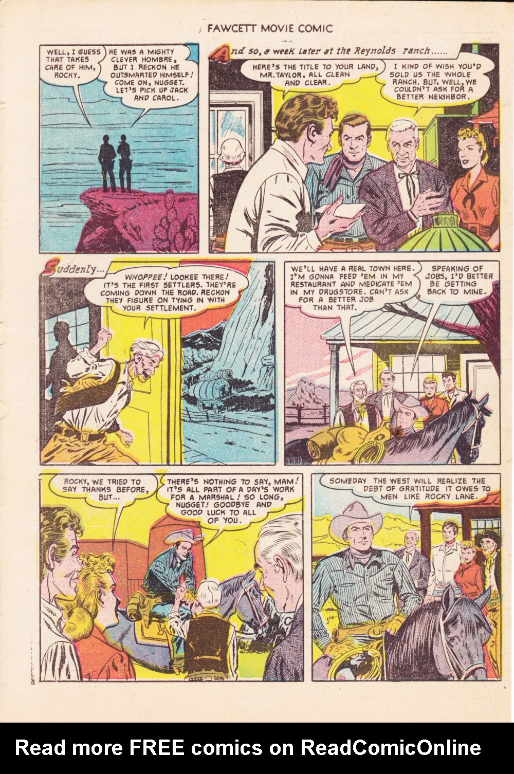 Read online Fawcett Movie Comic comic -  Issue #12 - 34