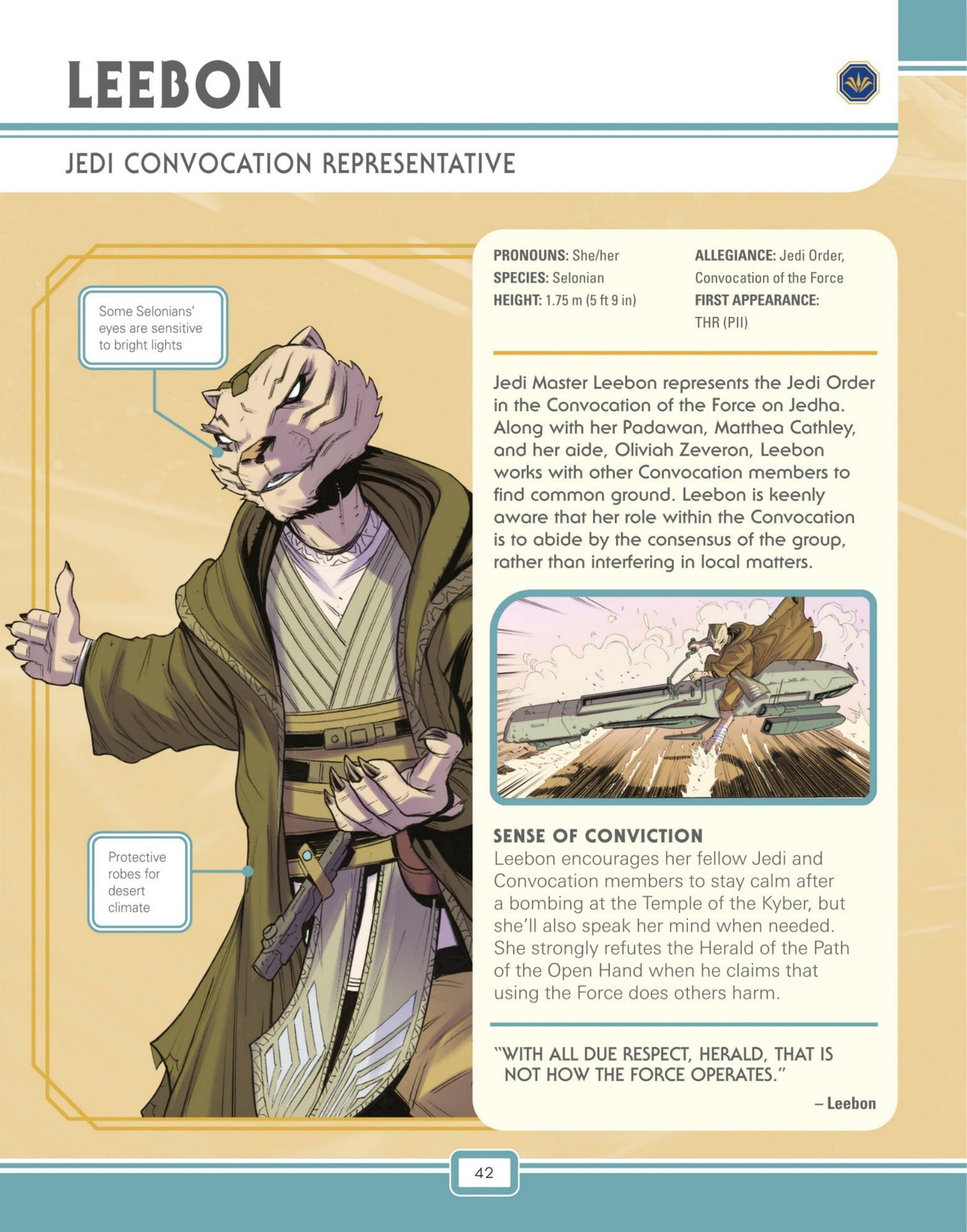 Read online Star Wars: The High Republic Character Encyclopedia comic -  Issue # TPB (Part 1) - 44