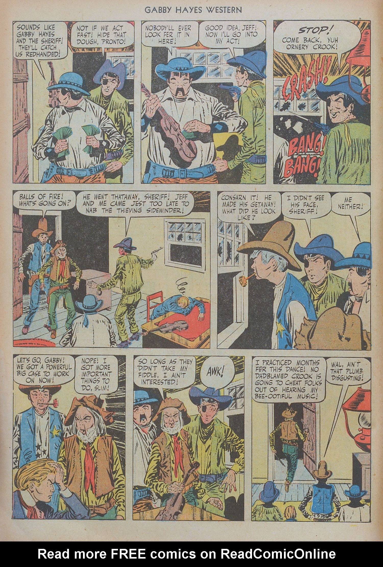 Read online Gabby Hayes Western comic -  Issue #20 - 20