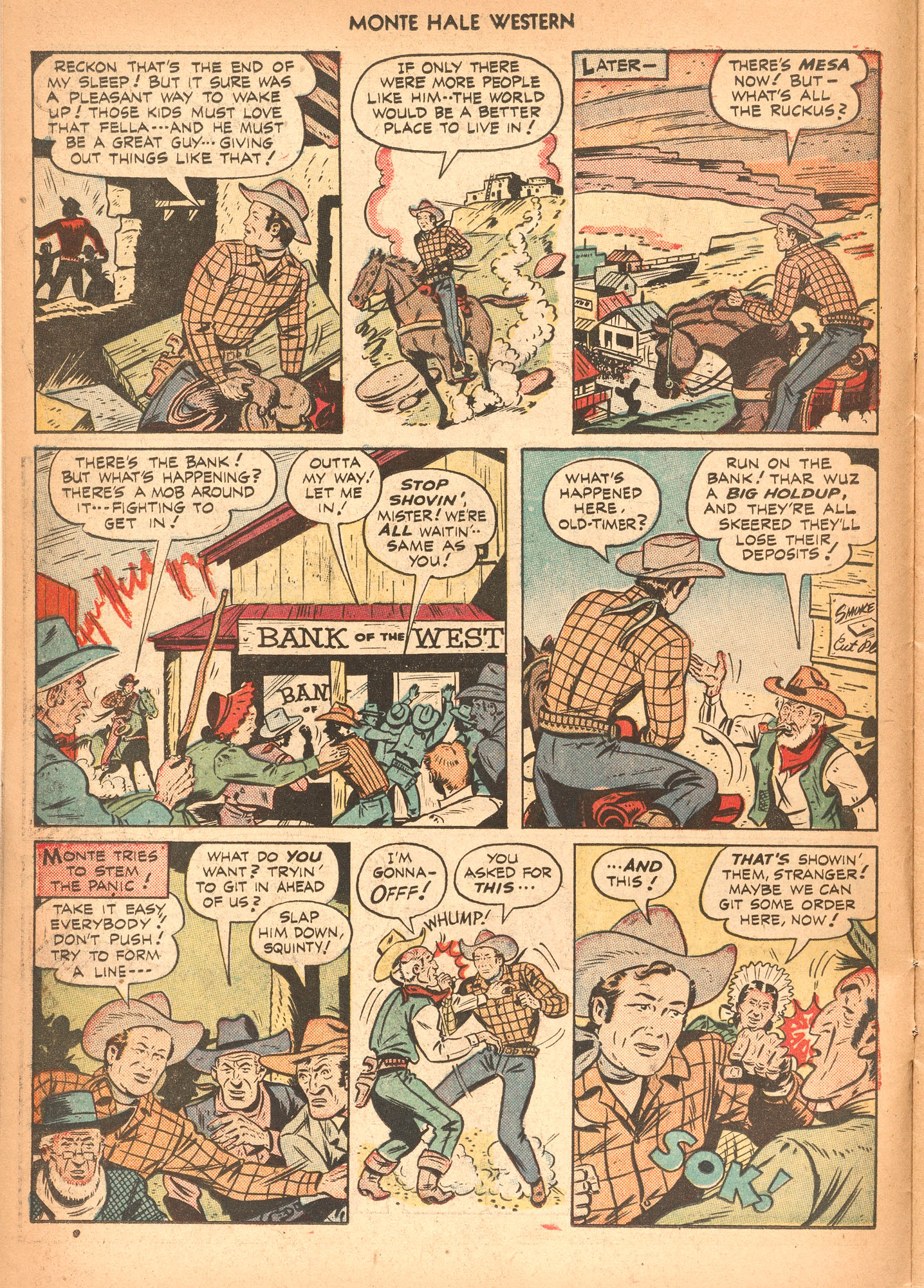 Read online Monte Hale Western comic -  Issue #37 - 8