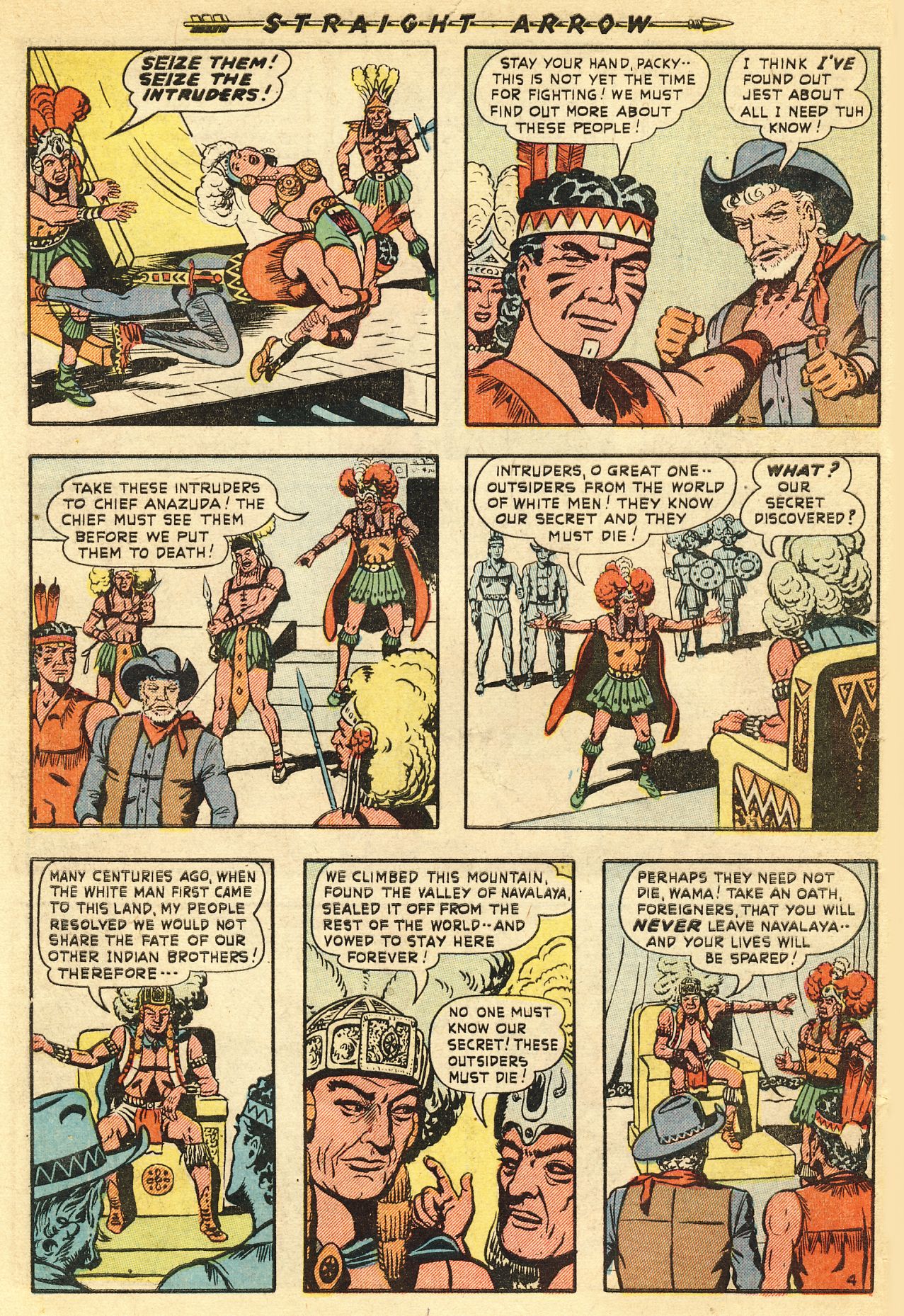Read online Straight Arrow comic -  Issue #11 - 6