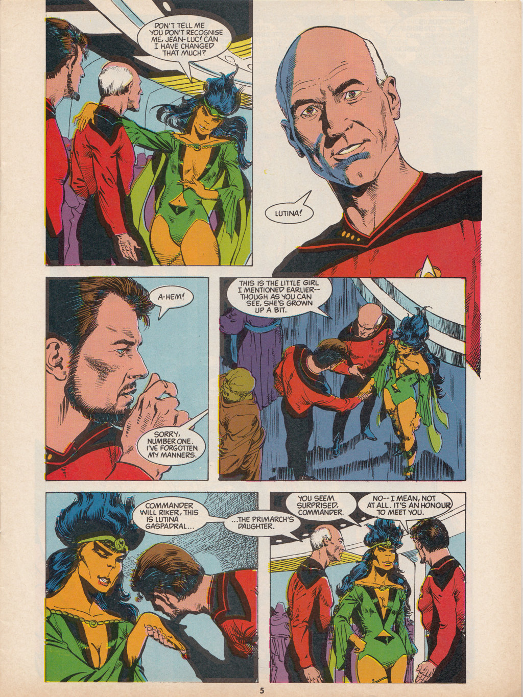 Read online Star Trek The Next Generation (1990) comic -  Issue #9 - 5