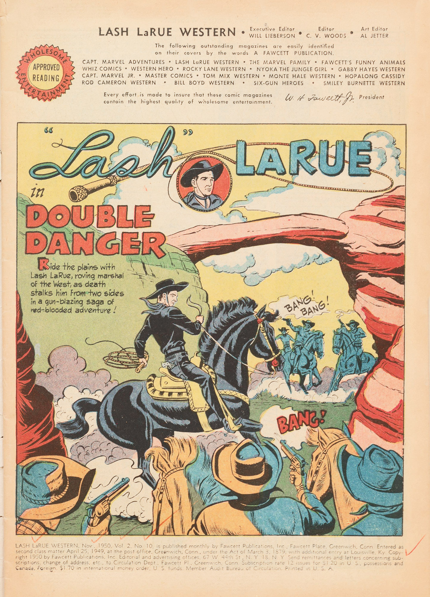 Read online Lash Larue Western (1949) comic -  Issue #10 - 3
