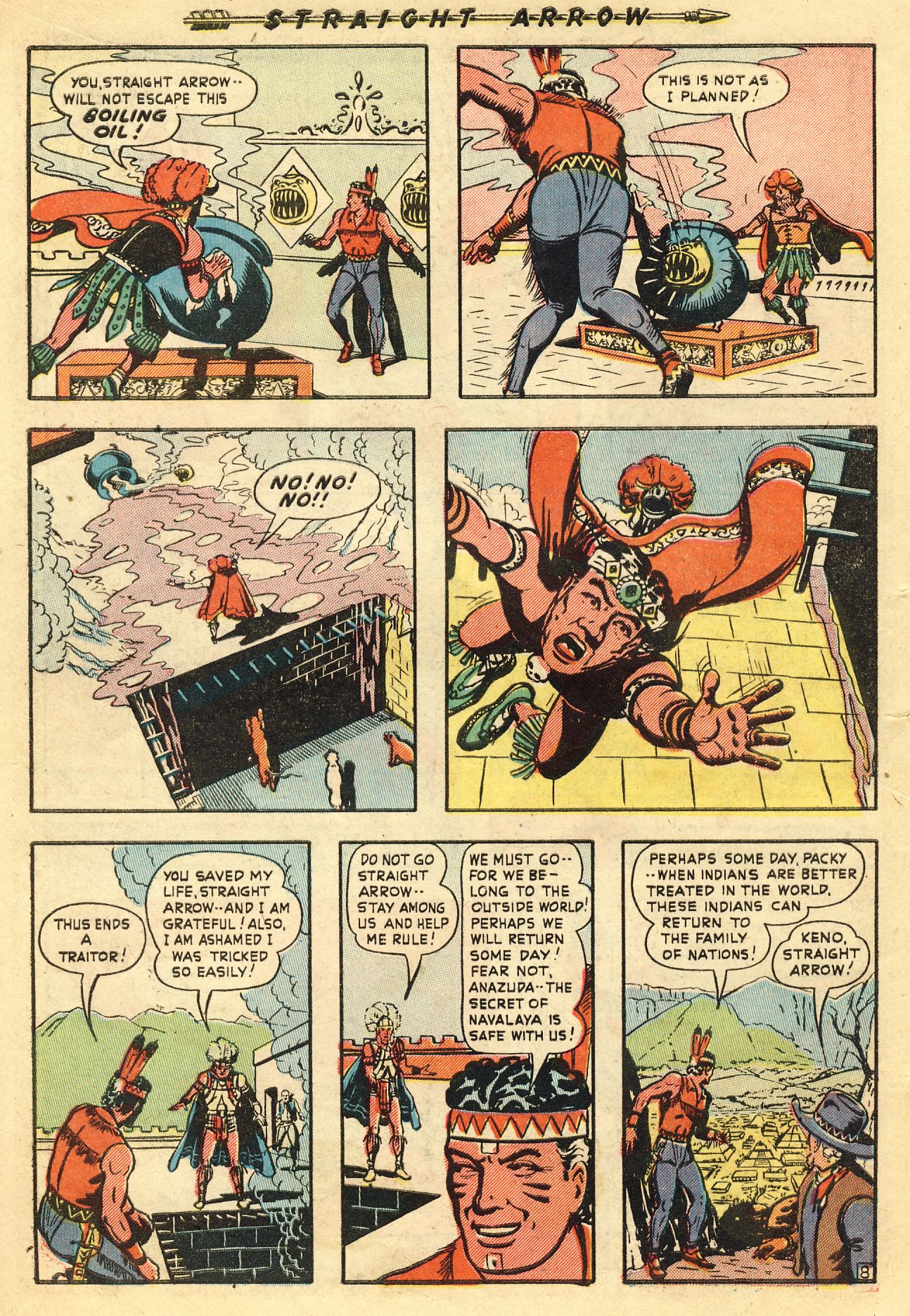 Read online Straight Arrow comic -  Issue #11 - 10