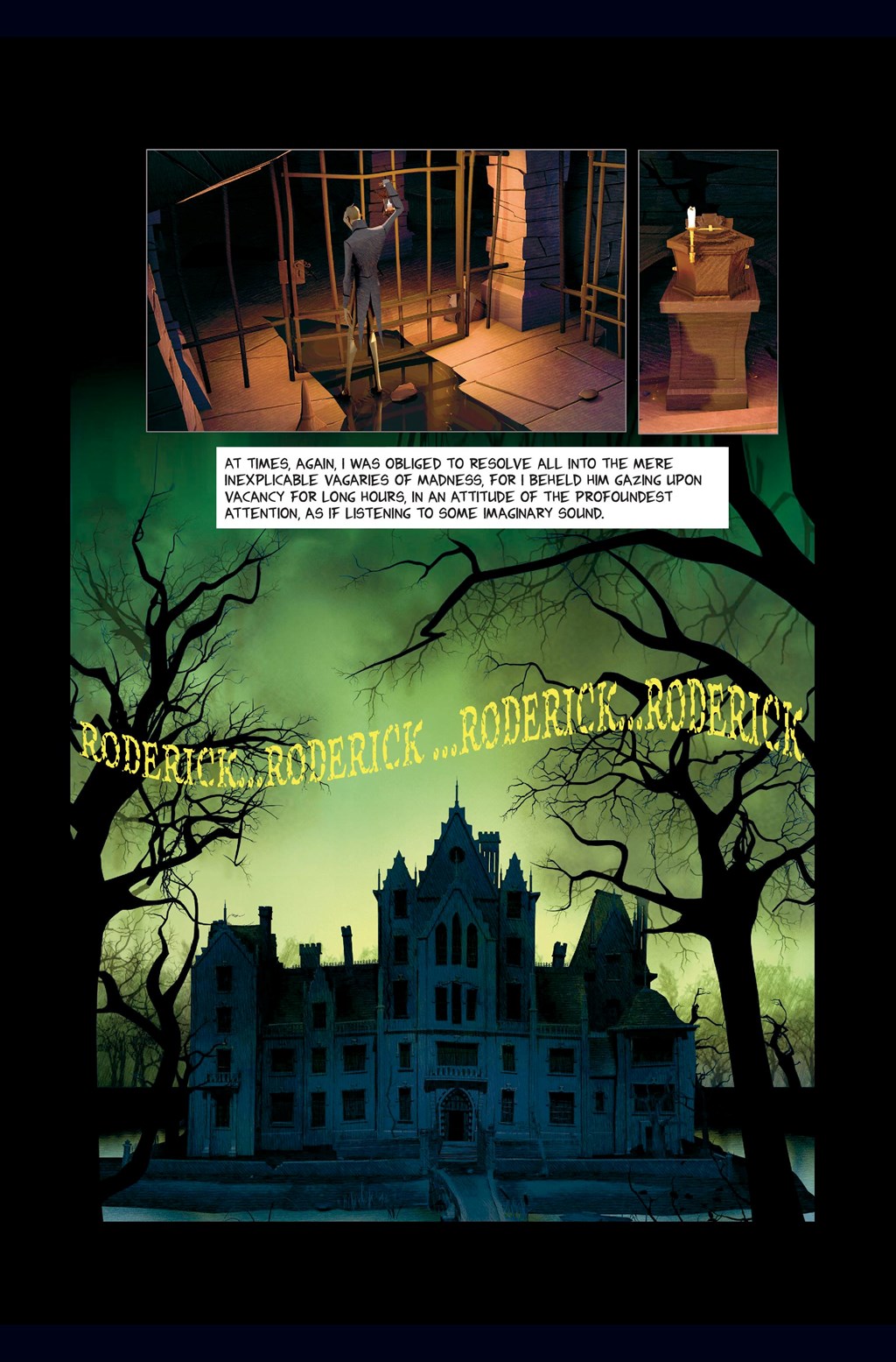 Read online The Fall of the House of Usher: A Graphic Novel comic -  Issue # TPB - 46