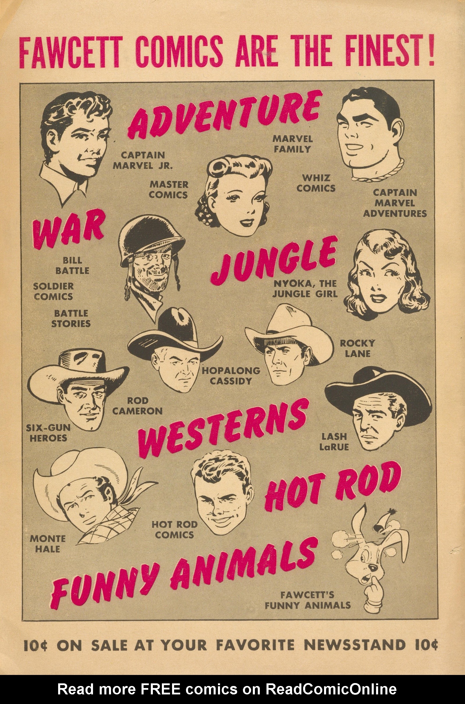 Read online Monte Hale Western comic -  Issue #80 - 36