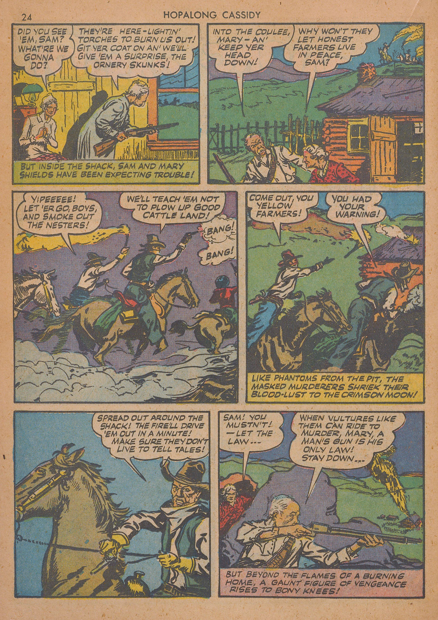 Read online Hopalong Cassidy comic -  Issue #1 - 24