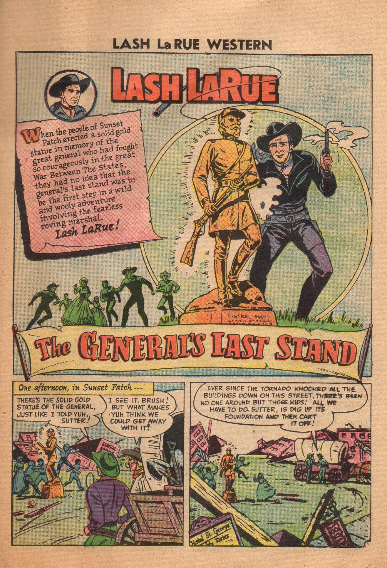 Read online Lash Larue Western (1949) comic -  Issue #62 - 19