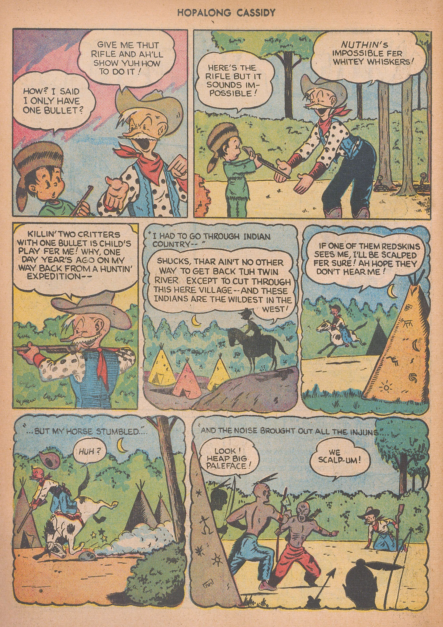 Read online Hopalong Cassidy comic -  Issue #6 - 38