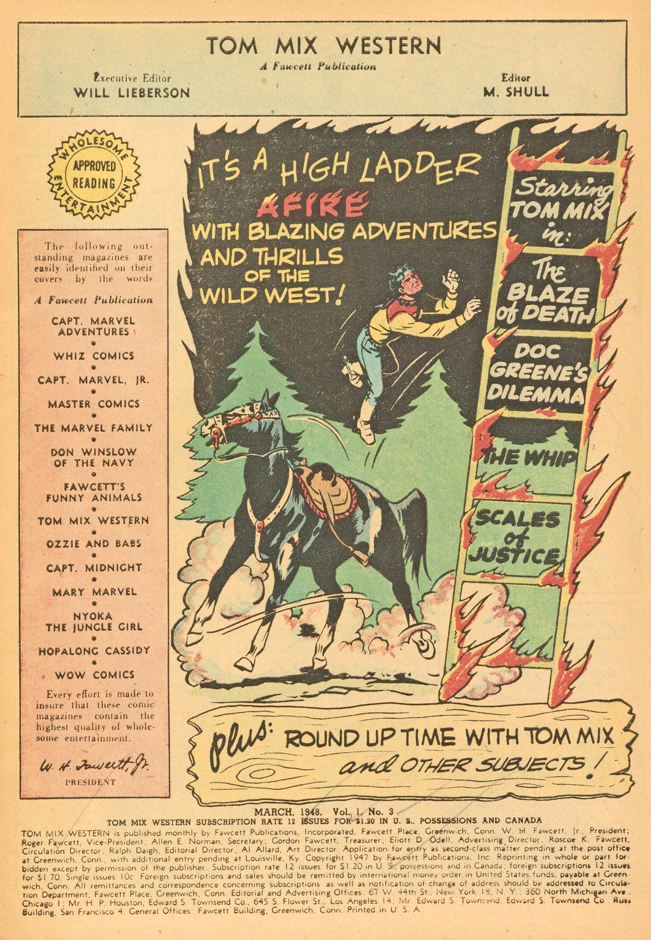 Read online Tom Mix Western (1948) comic -  Issue #3 - 3