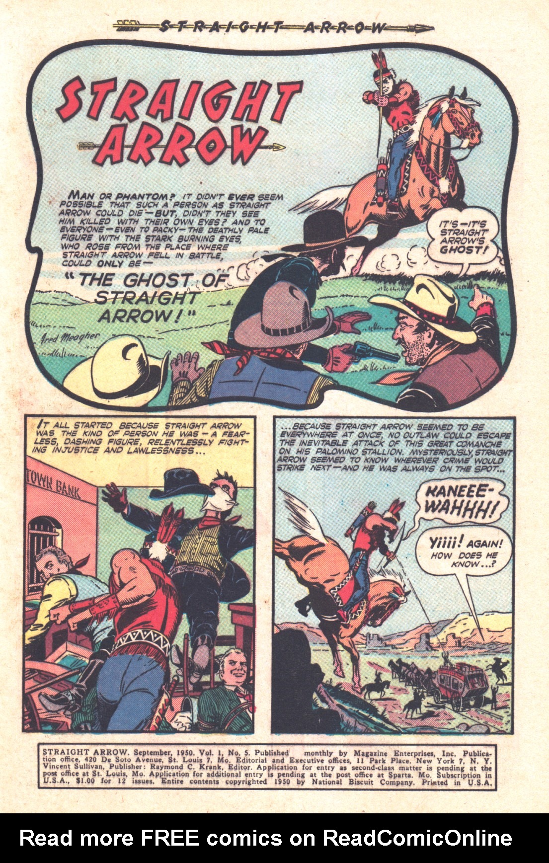 Read online Straight Arrow comic -  Issue #5 - 3