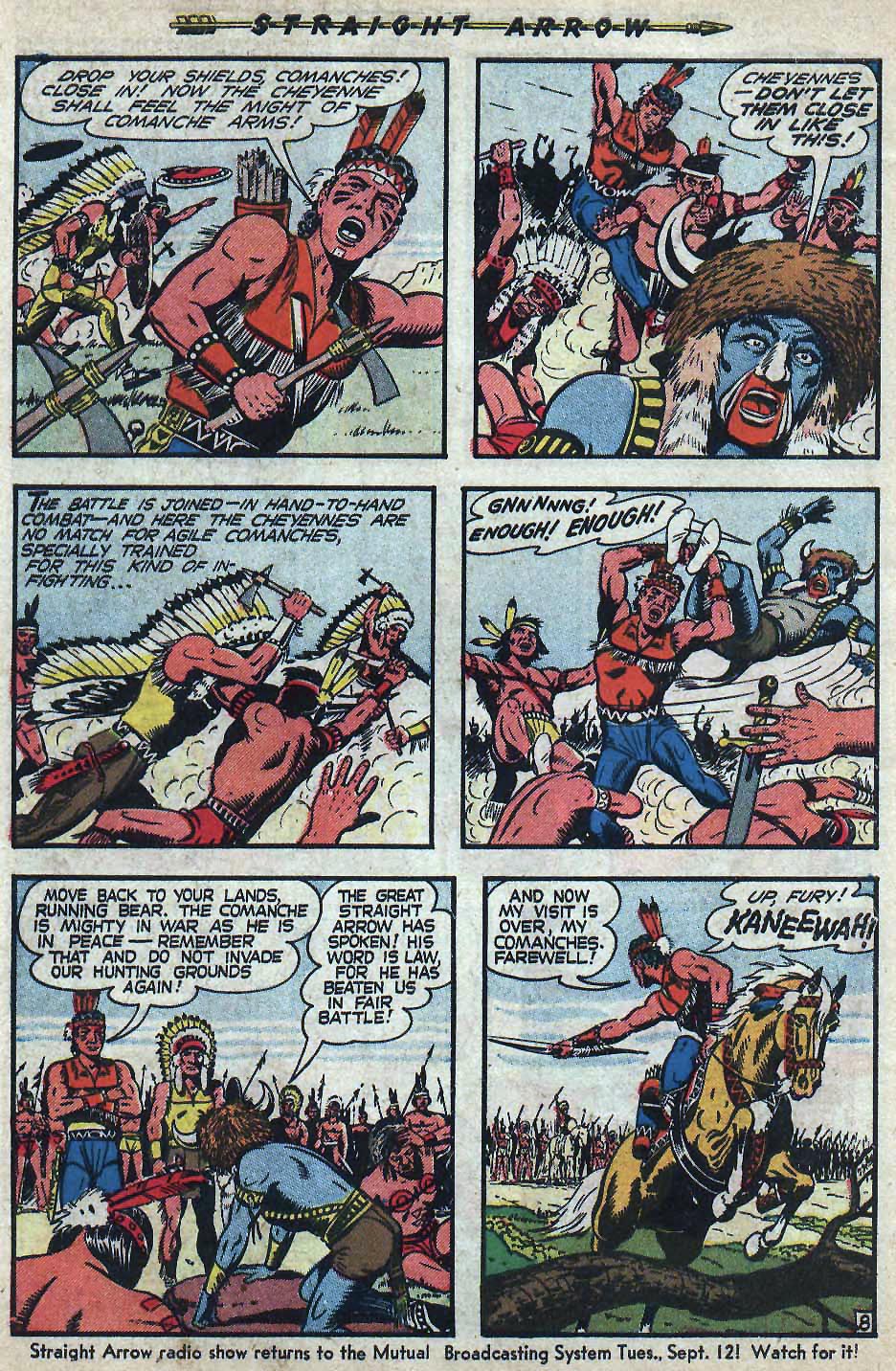 Read online Straight Arrow comic -  Issue #6 - 11