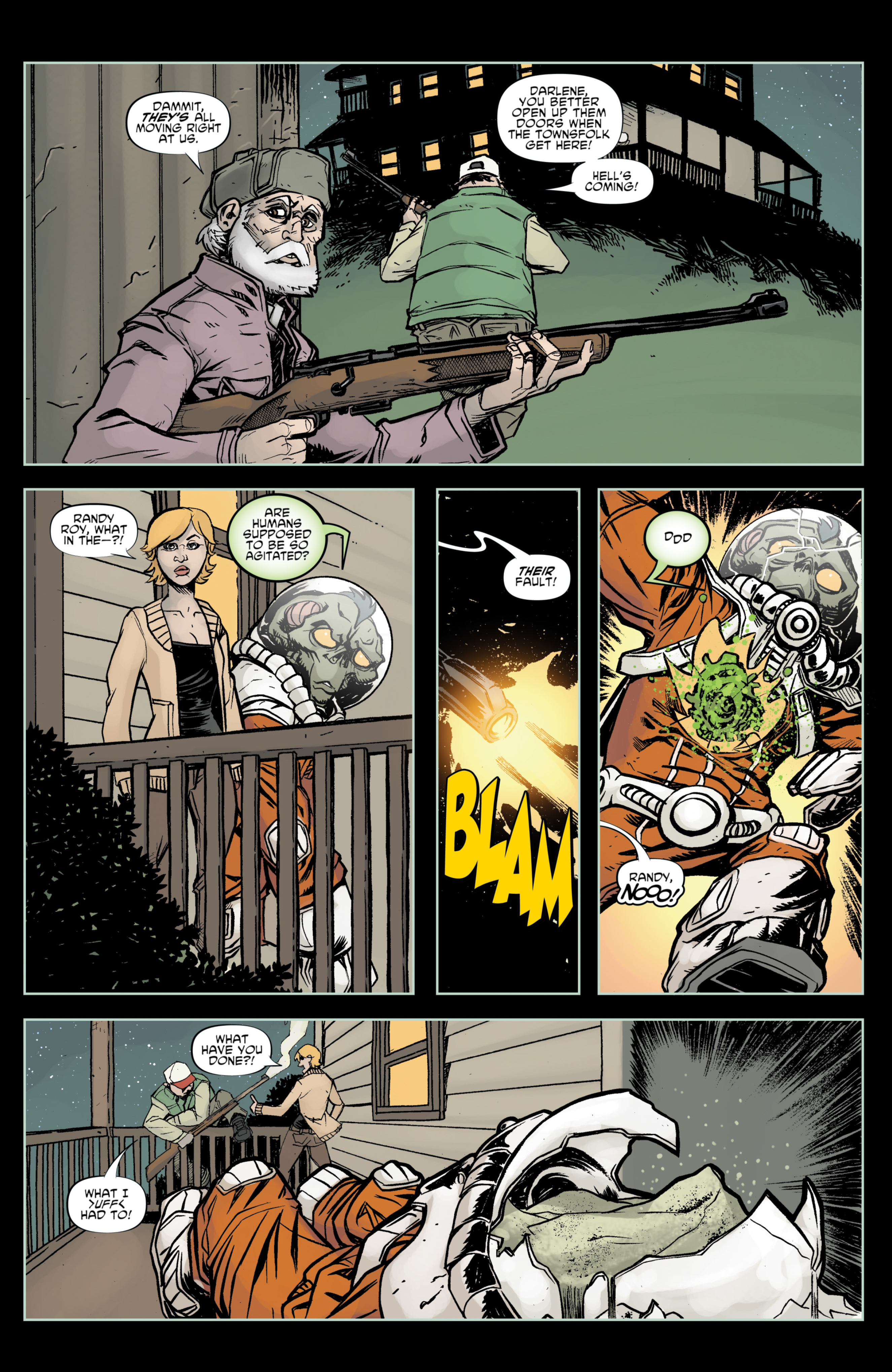 Read online The Colonized: Zombies vs. Aliens comic -  Issue # TPB - 44