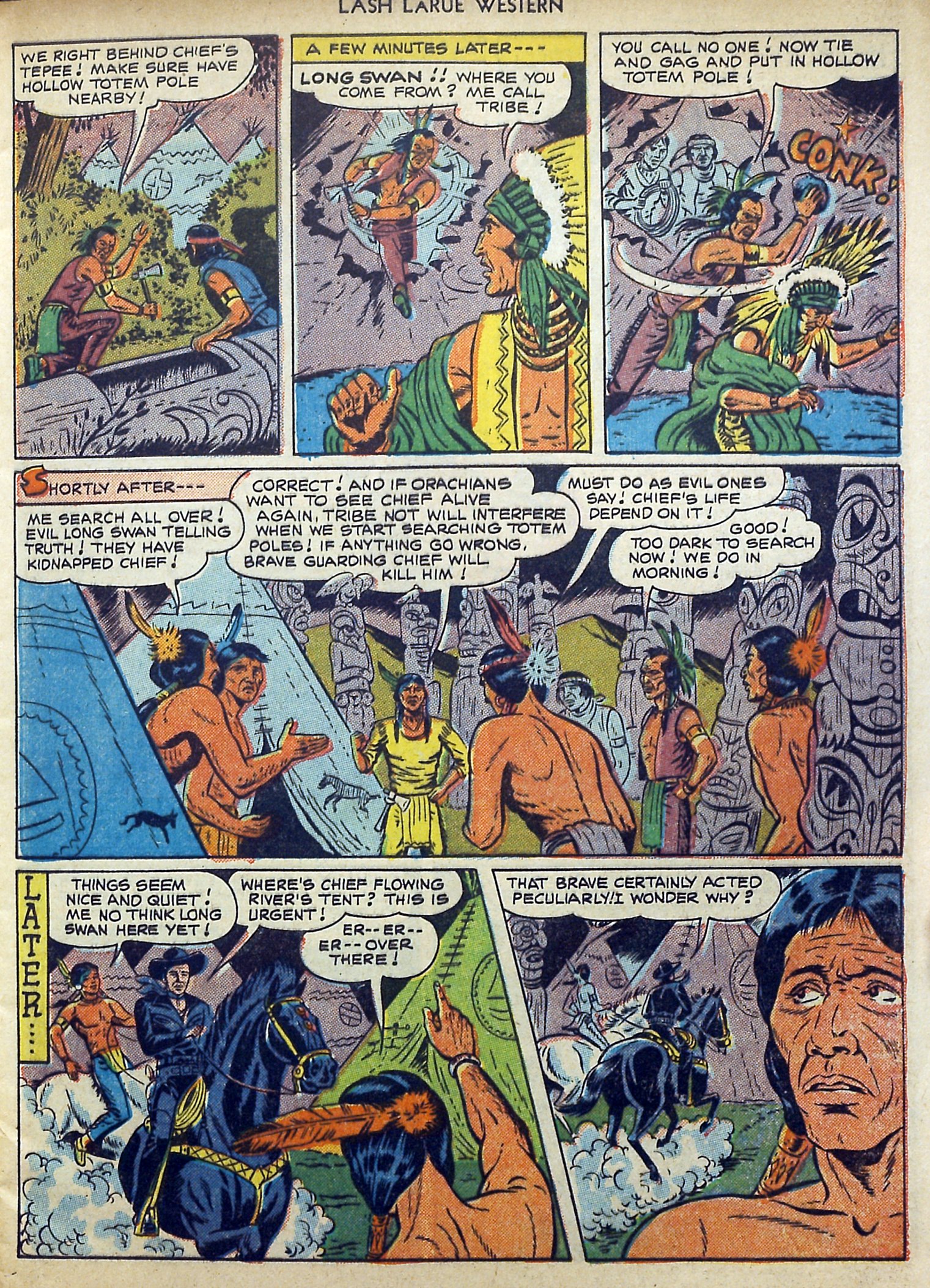 Read online Lash Larue Western (1949) comic -  Issue #11 - 9