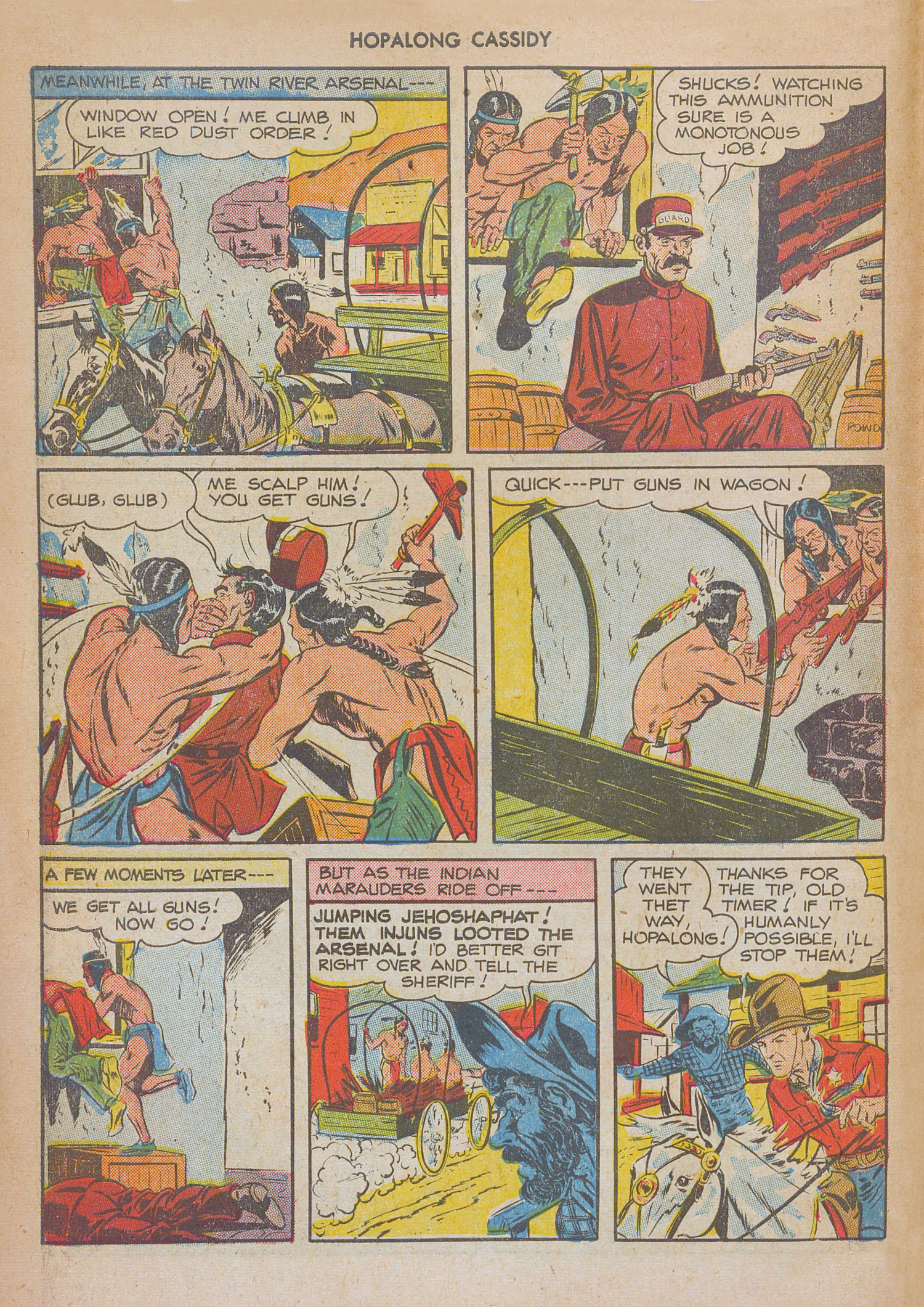 Read online Hopalong Cassidy comic -  Issue #28 - 6