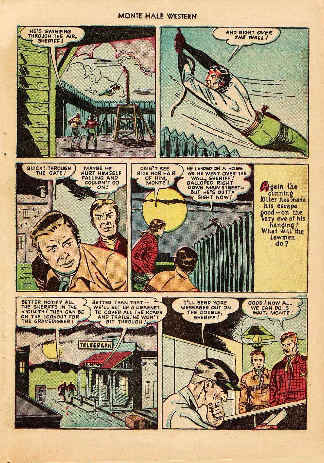 Read online Monte Hale Western comic -  Issue #38 - 42