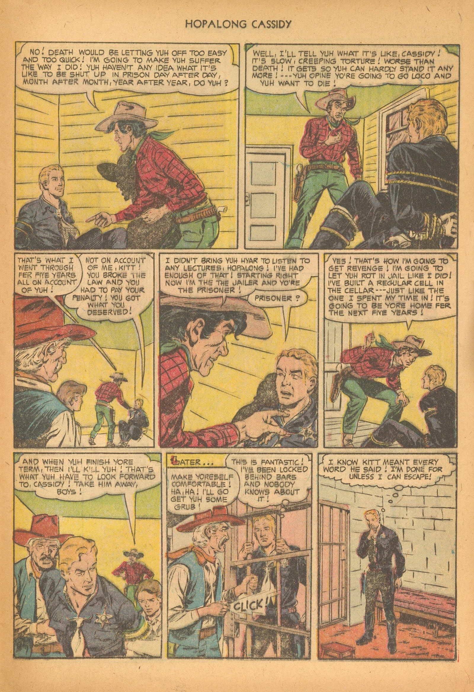 Read online Hopalong Cassidy comic -  Issue #81 - 25