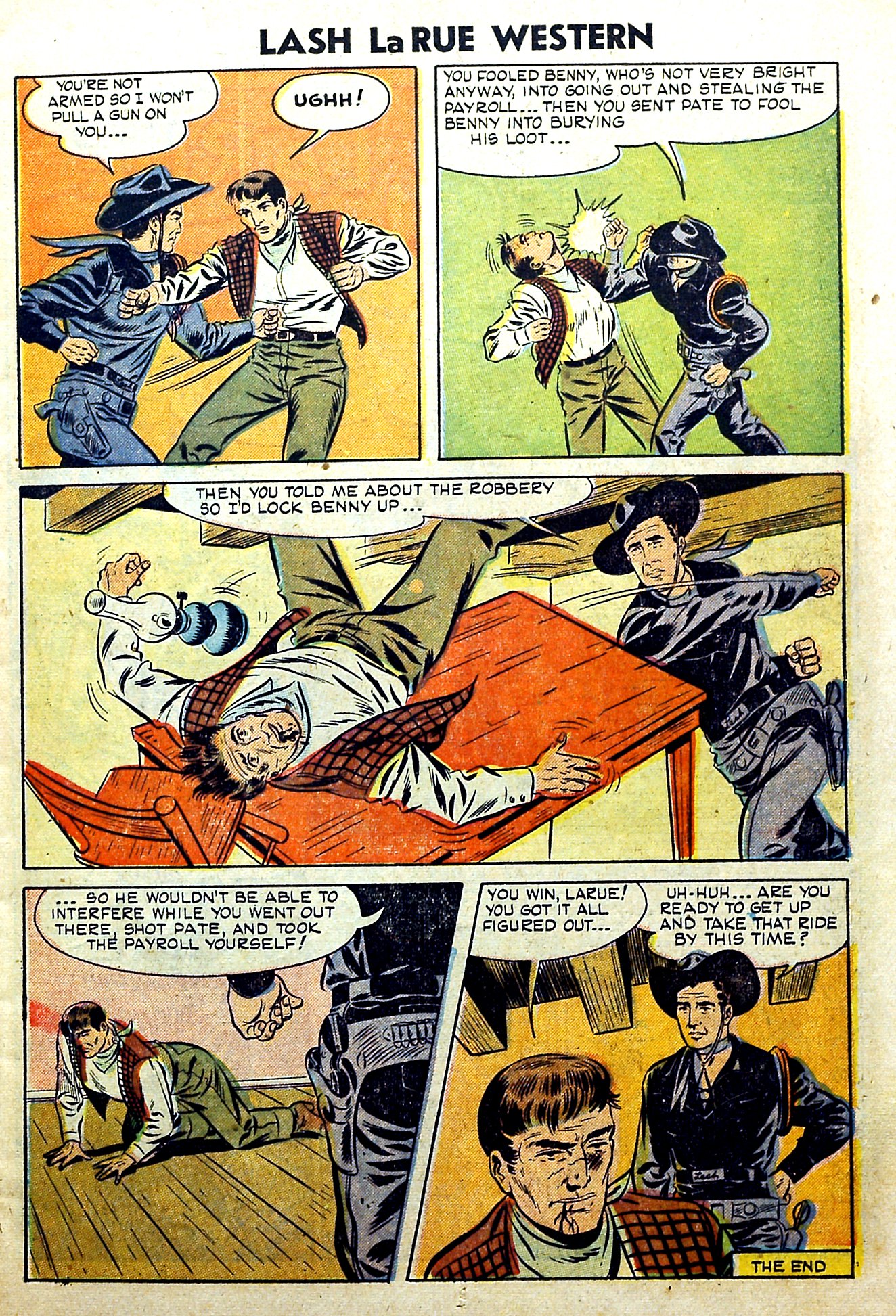 Read online Lash Larue Western (1949) comic -  Issue #51 - 11