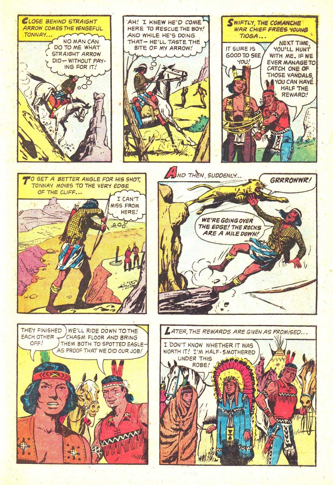 Read online Straight Arrow comic -  Issue #54 - 33