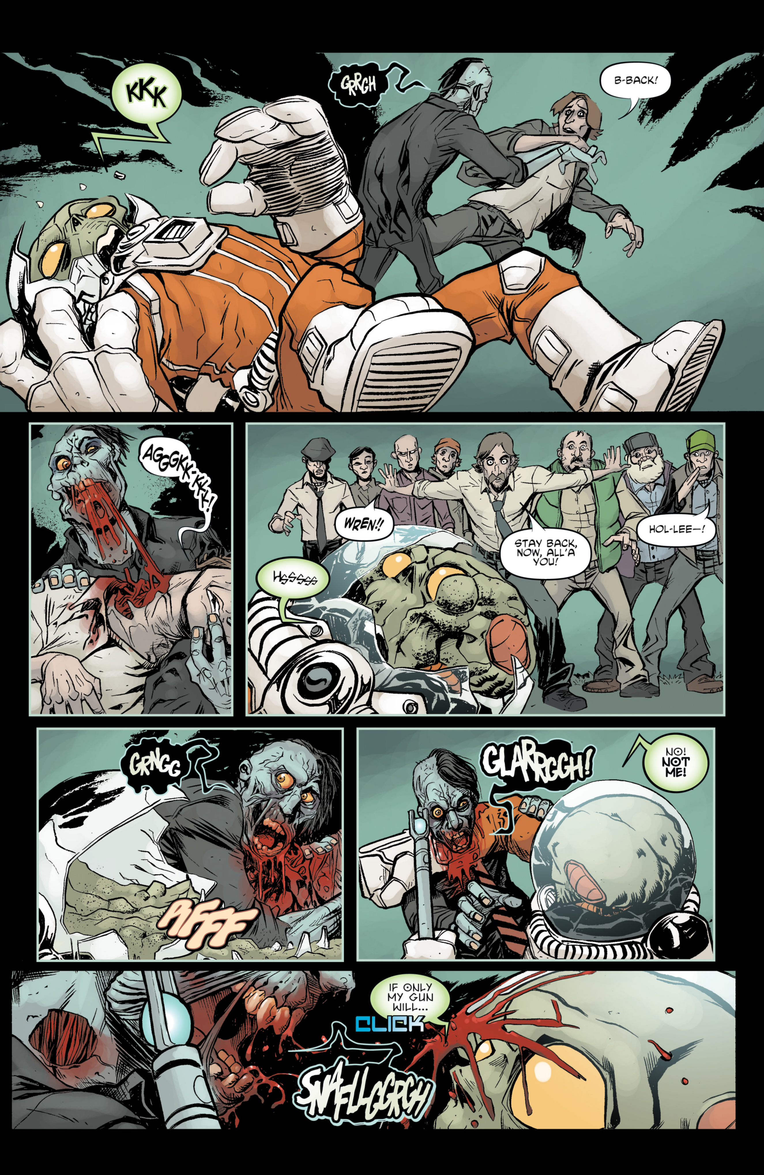 Read online The Colonized: Zombies vs. Aliens comic -  Issue # TPB - 23
