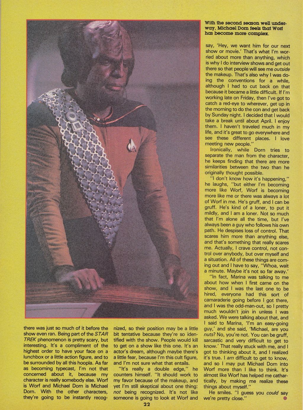 Read online Star Trek The Next Generation (1990) comic -  Issue #11 - 22