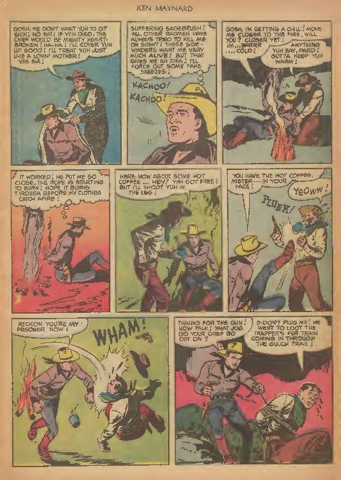 Read online Ken Maynard Western comic -  Issue #4 - 9