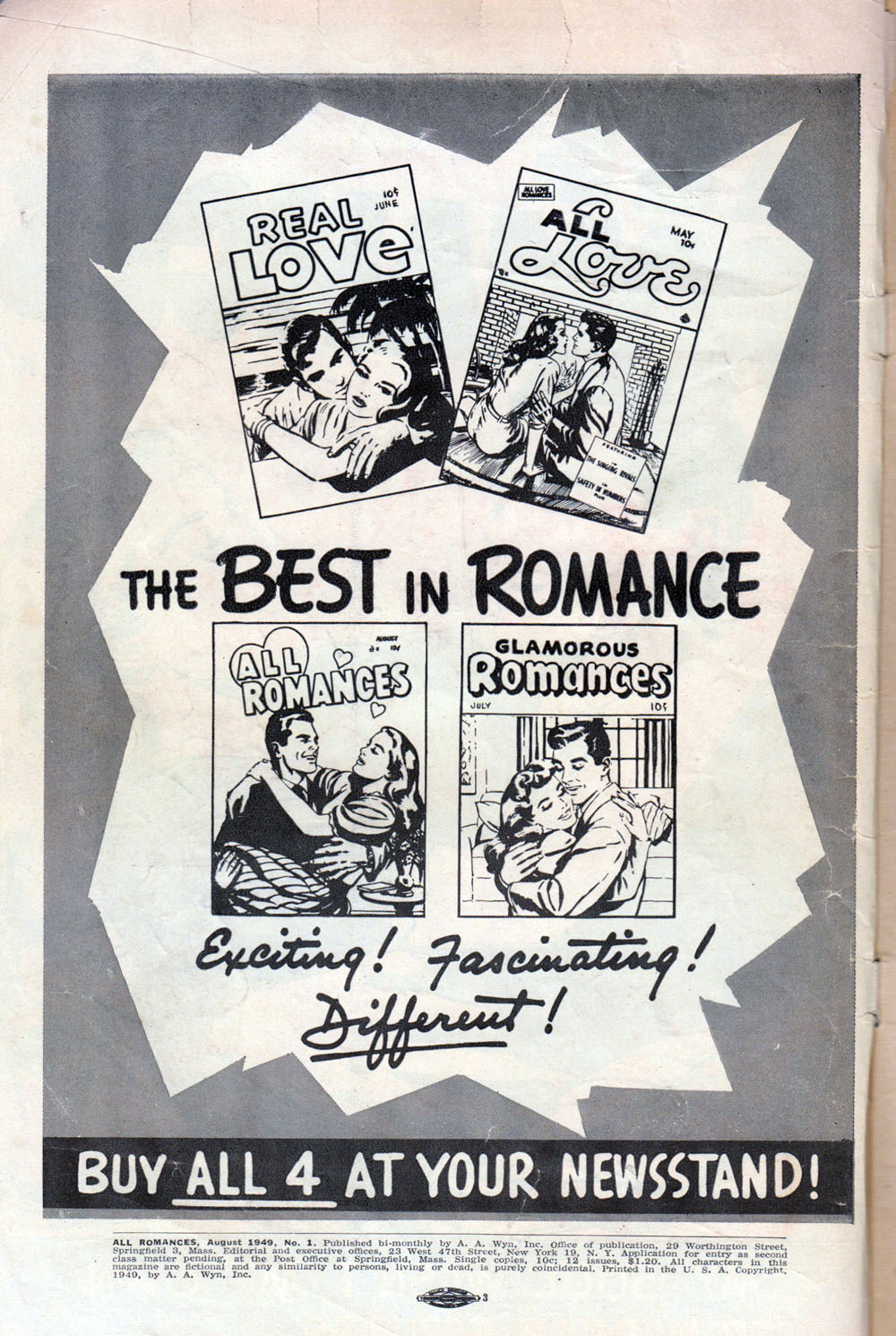 Read online All Romances comic -  Issue #1 - 2