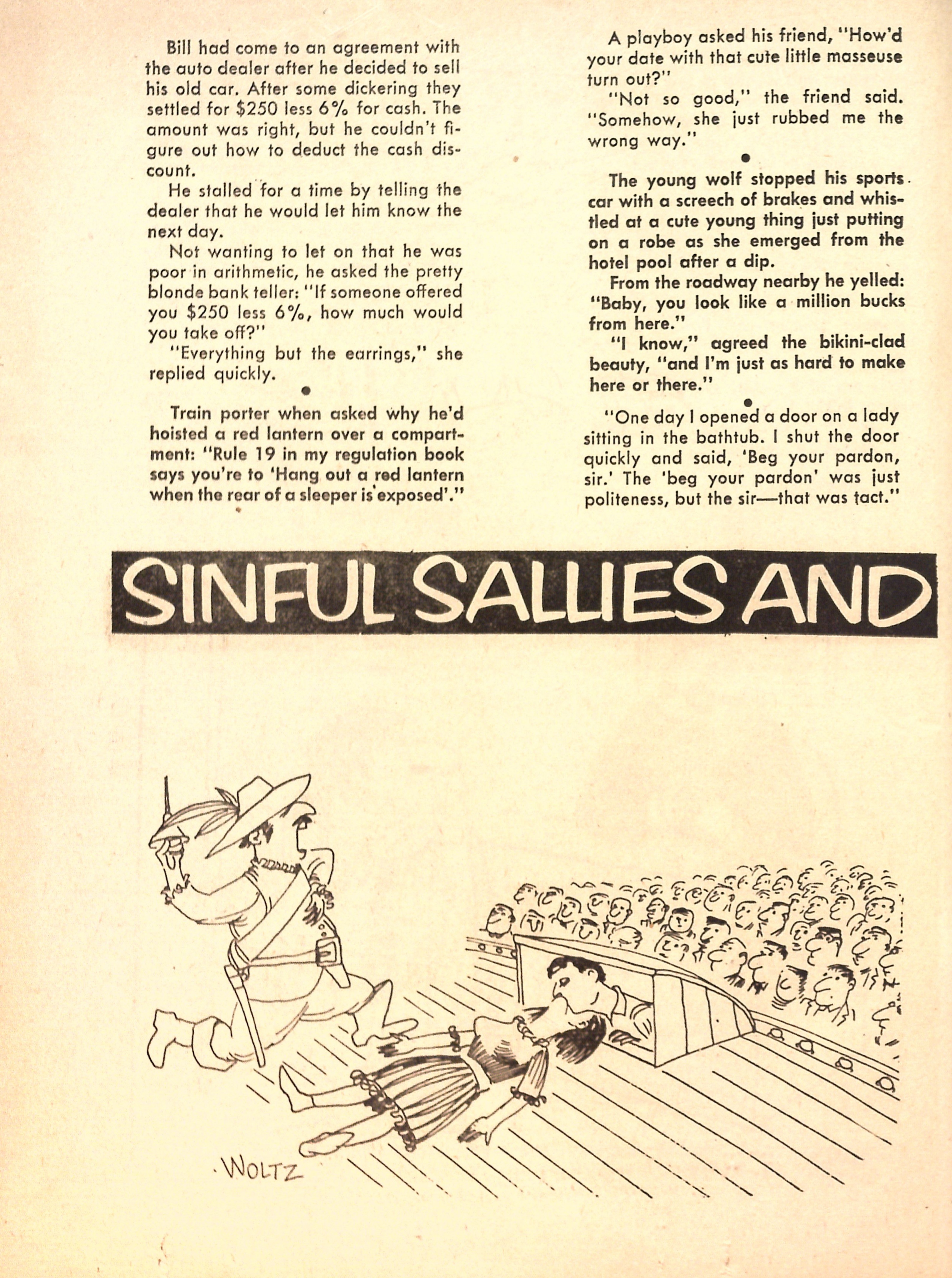 Read online Cartoons and Gags comic -  Issue #27 - 36