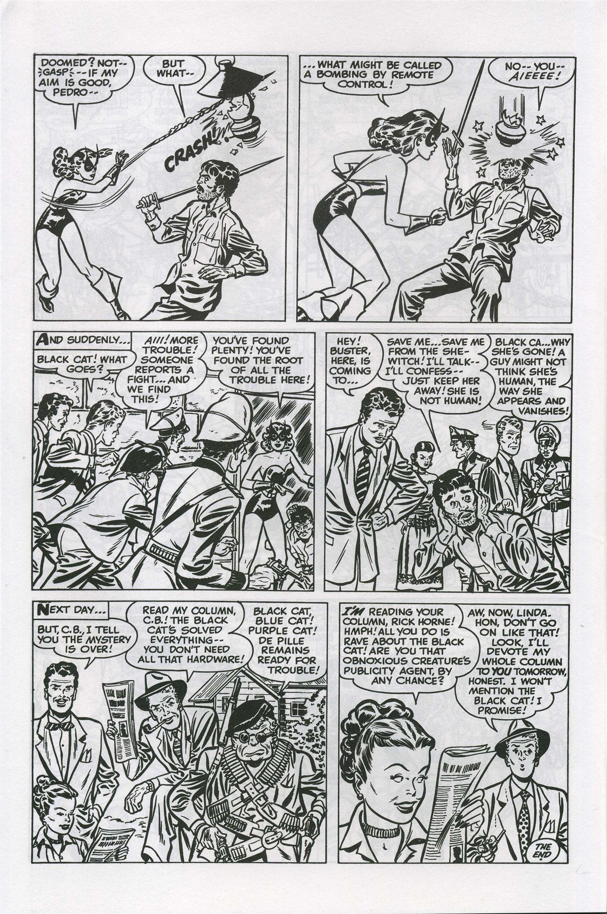 Read online Alfred Harvey's Black Cat (The Origins) comic -  Issue #1 - 18